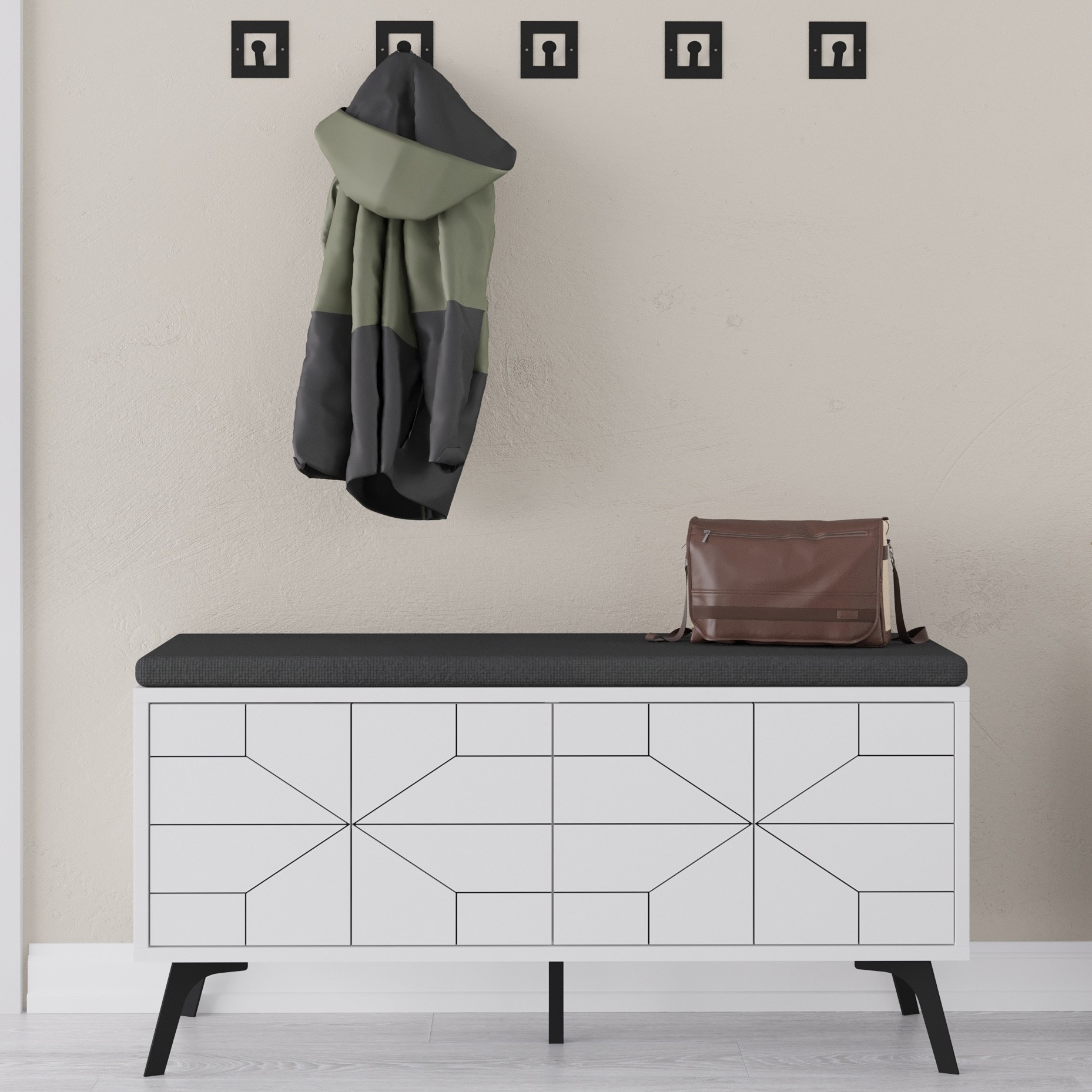 Dune Bench Light Mocha
