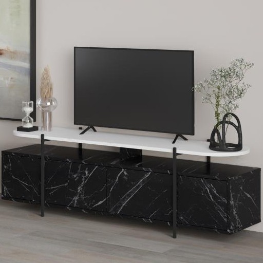 Niho Bookcase  Sapphire Oak - Anthracite