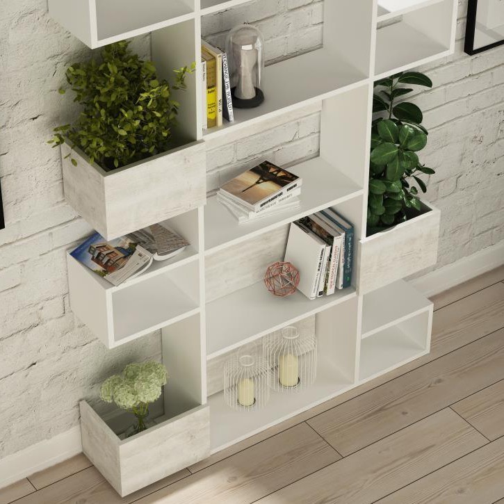 Spark TV Stand Lotus - White