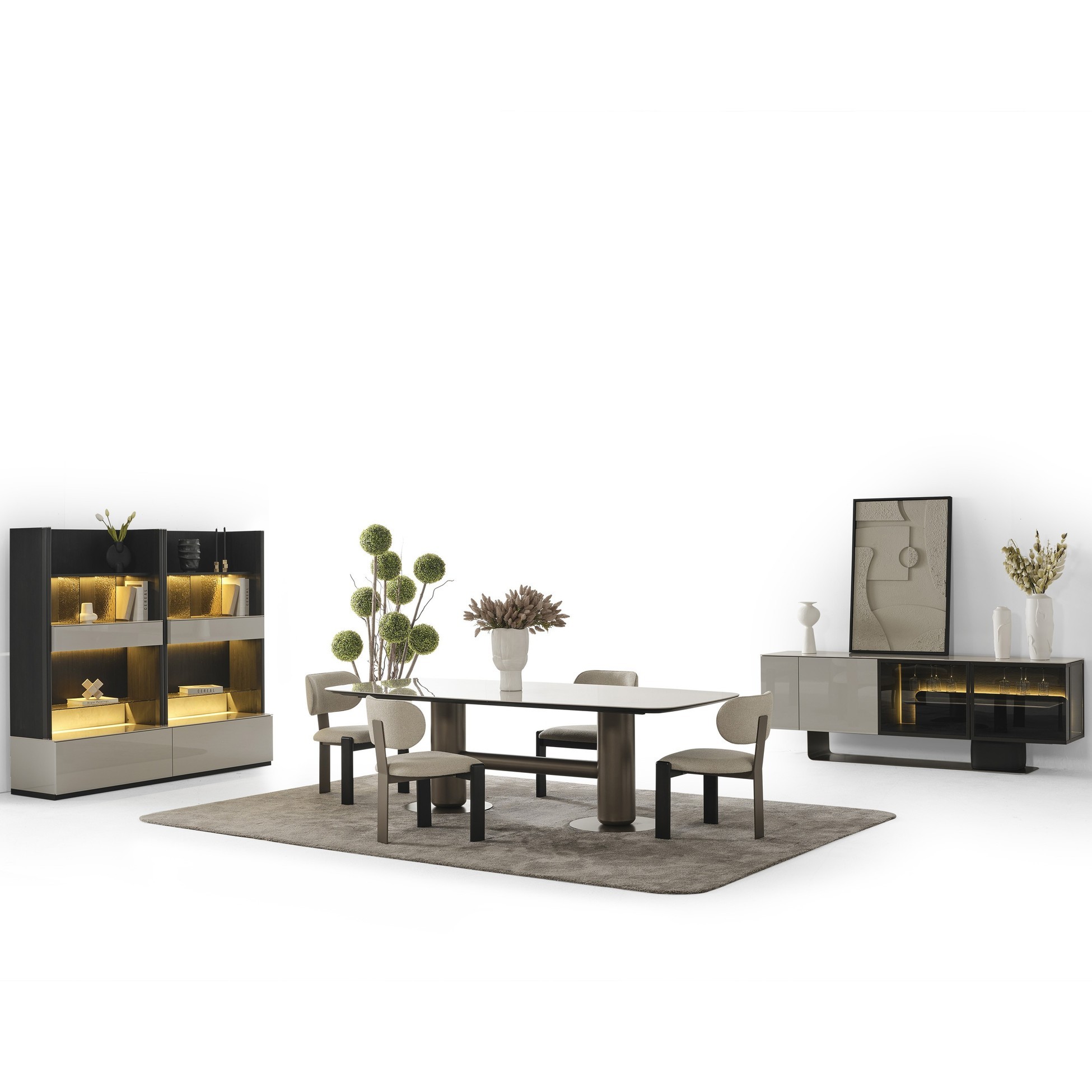 Moon  3+3+1+1 Sofa Set