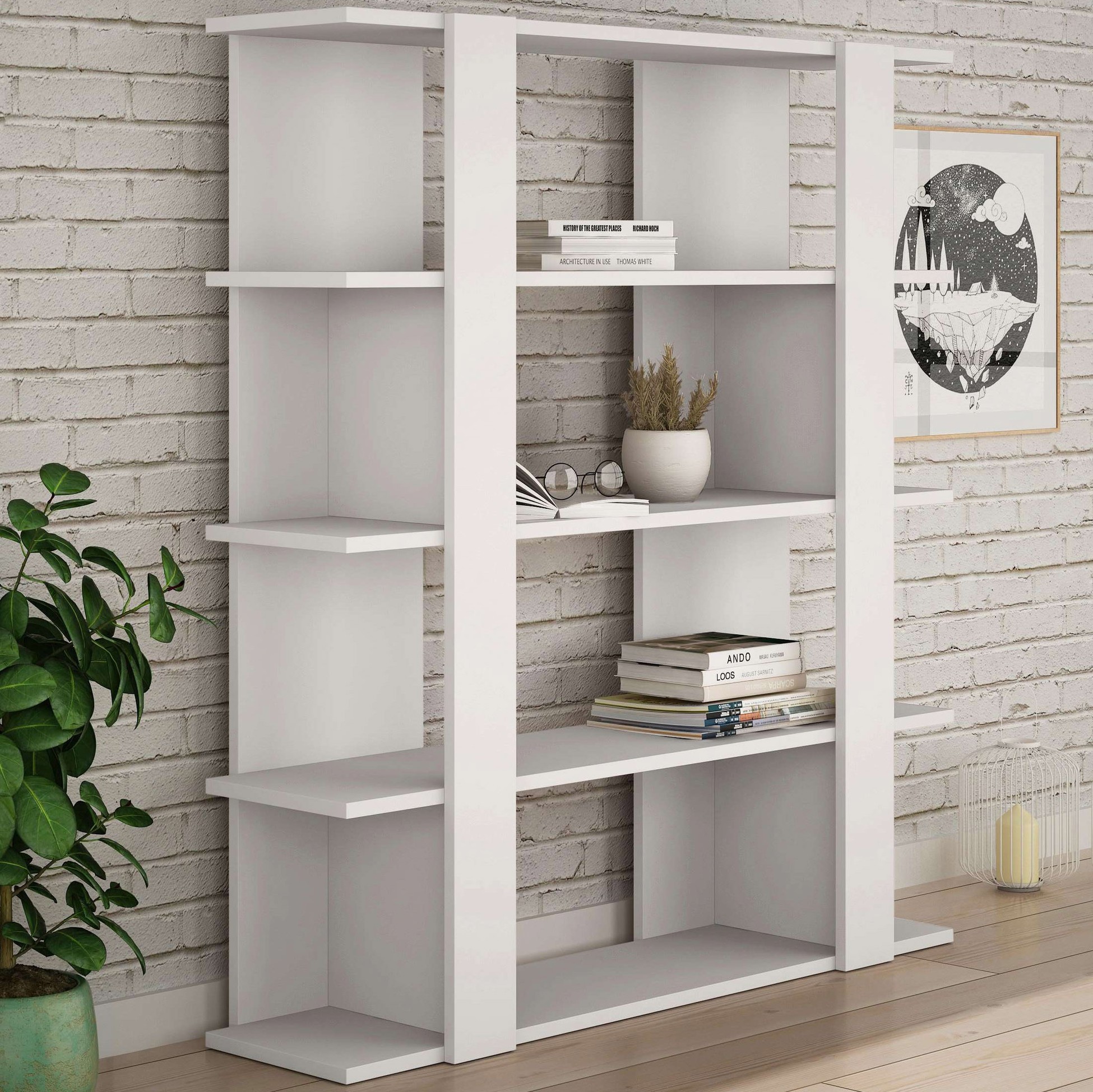 Tita Bookcase Light Mocha