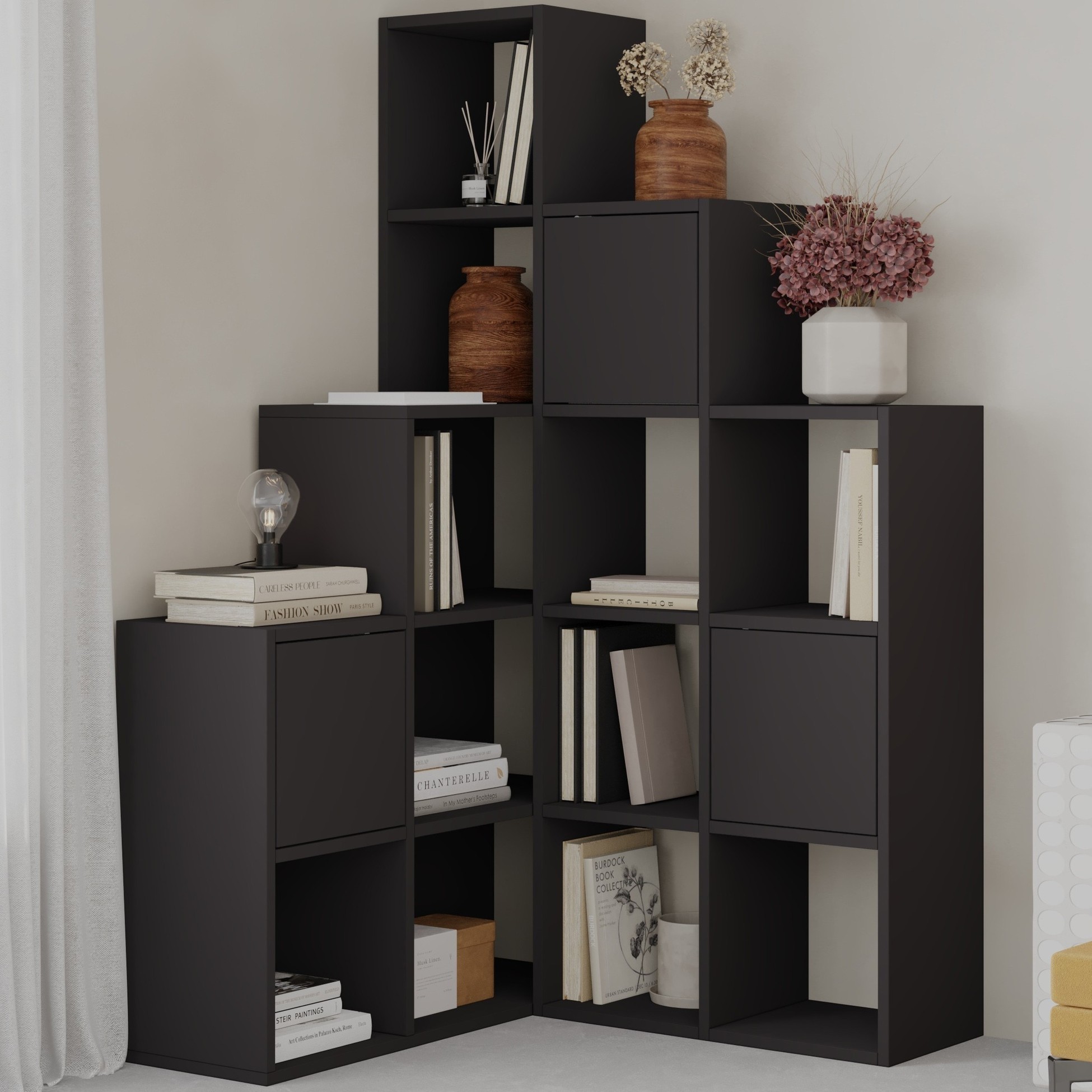 Fork Shelf Set Sapphire Oak