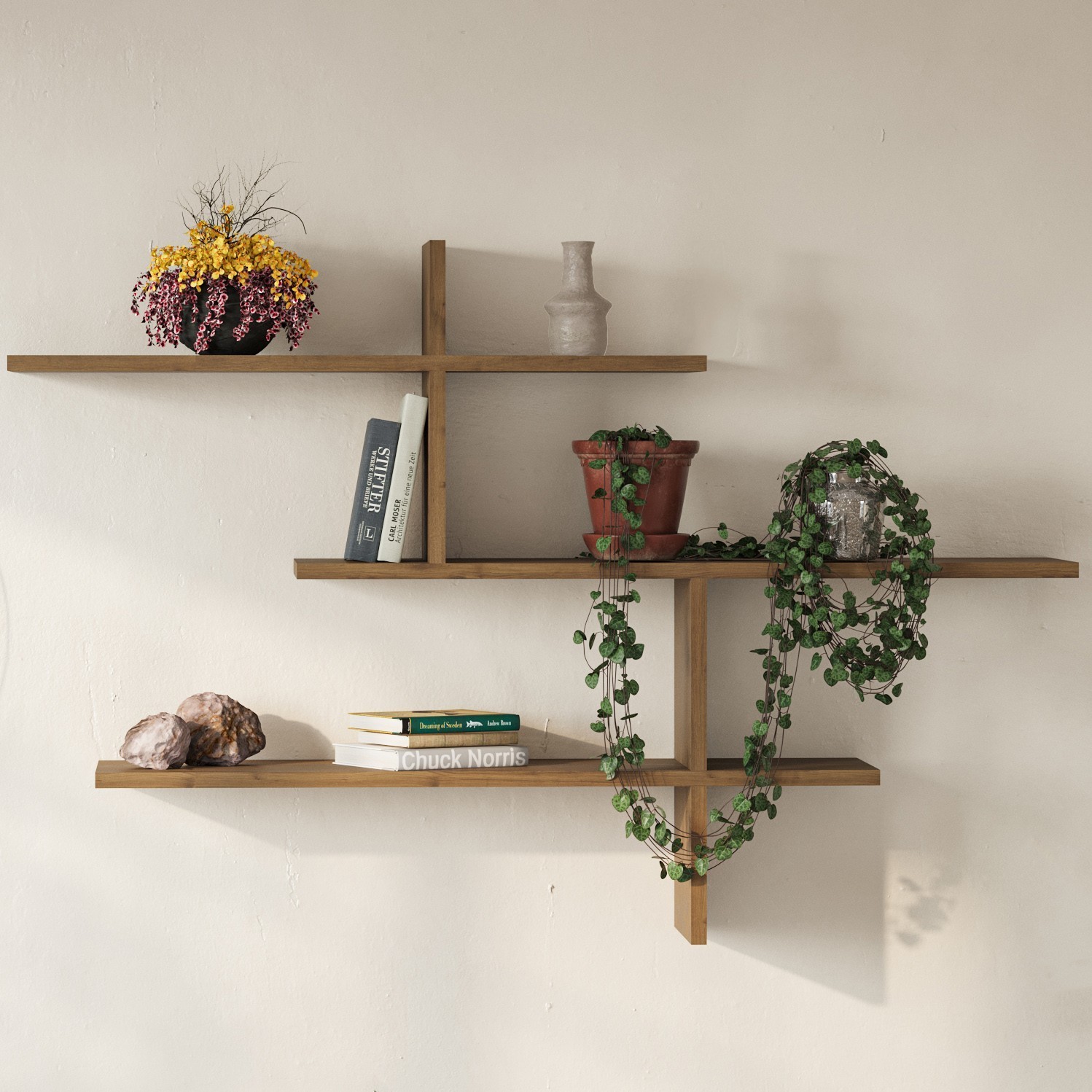 Leo Wall Shelf White