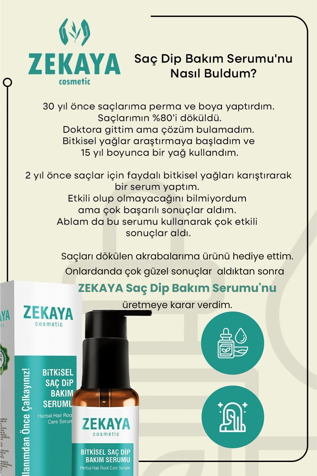 Bitkisel Saç Gürleştirici Ve Yoğunlaştırıcı, Saç Uzatmaya Yardımcı, Dökülme Önleyici, Bakım Serumu