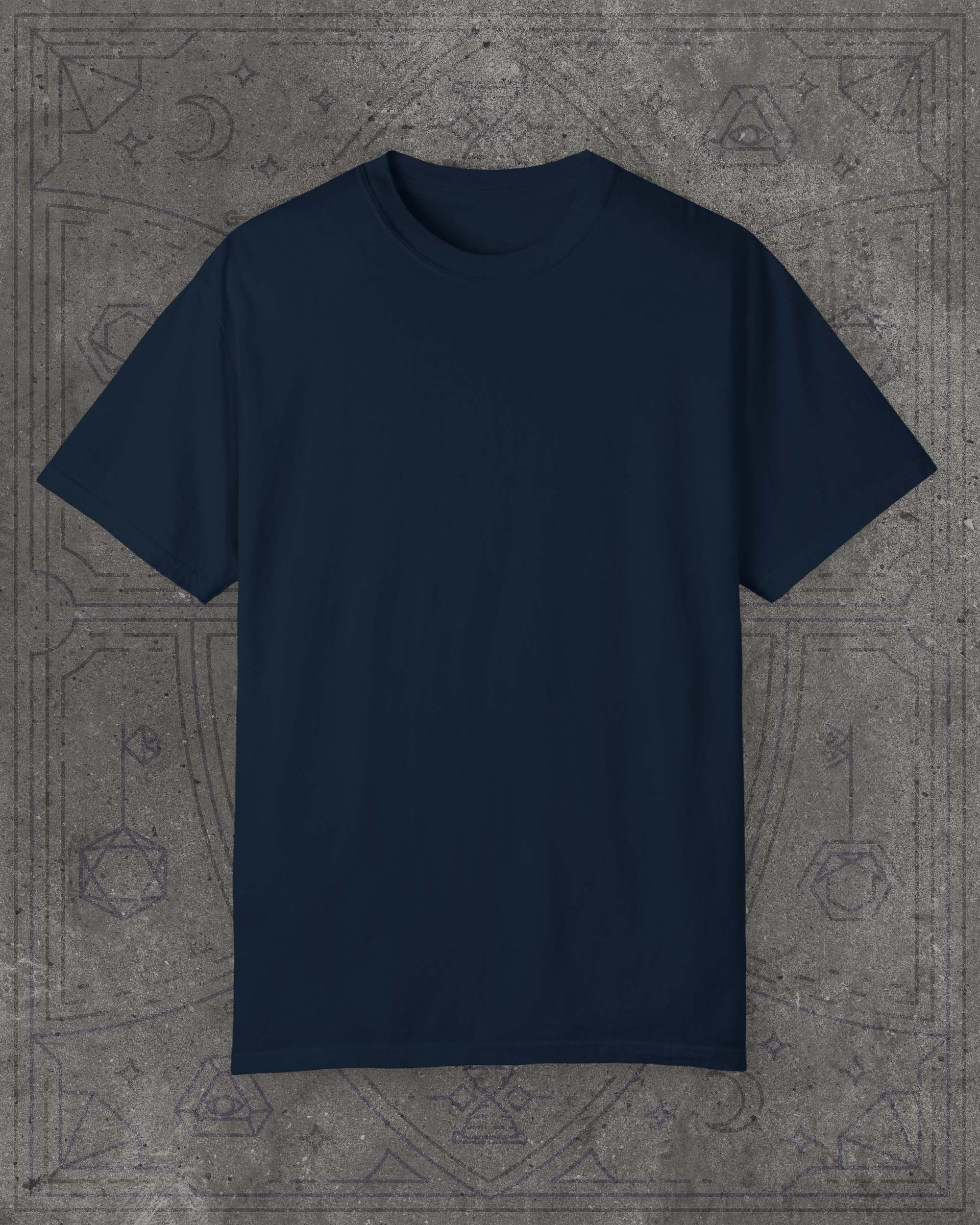 Basic Regular Fit Düz Unisex Tişört – %100 Pamuklu - Lacivert