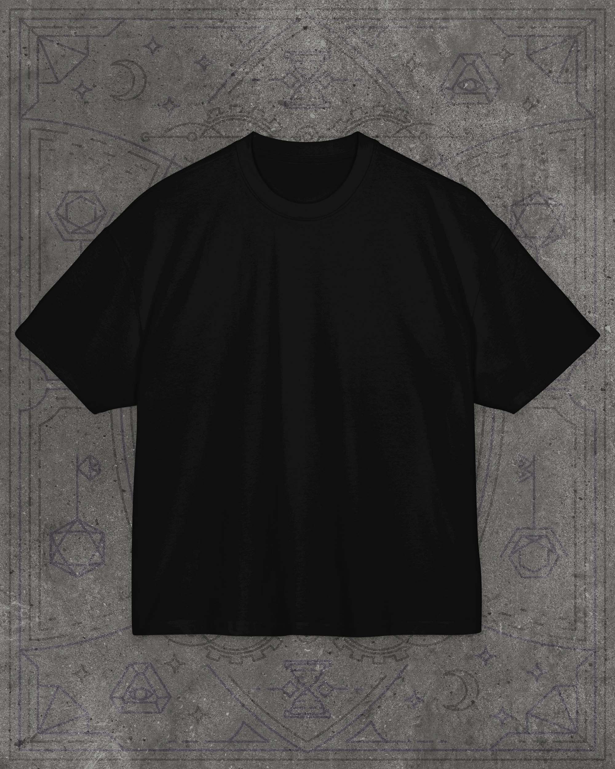 Basic Boxy Oversize Düz Unisex Tişört – Premium Kalite - Yüksek Gramaj %100 Pamuk - Siyah