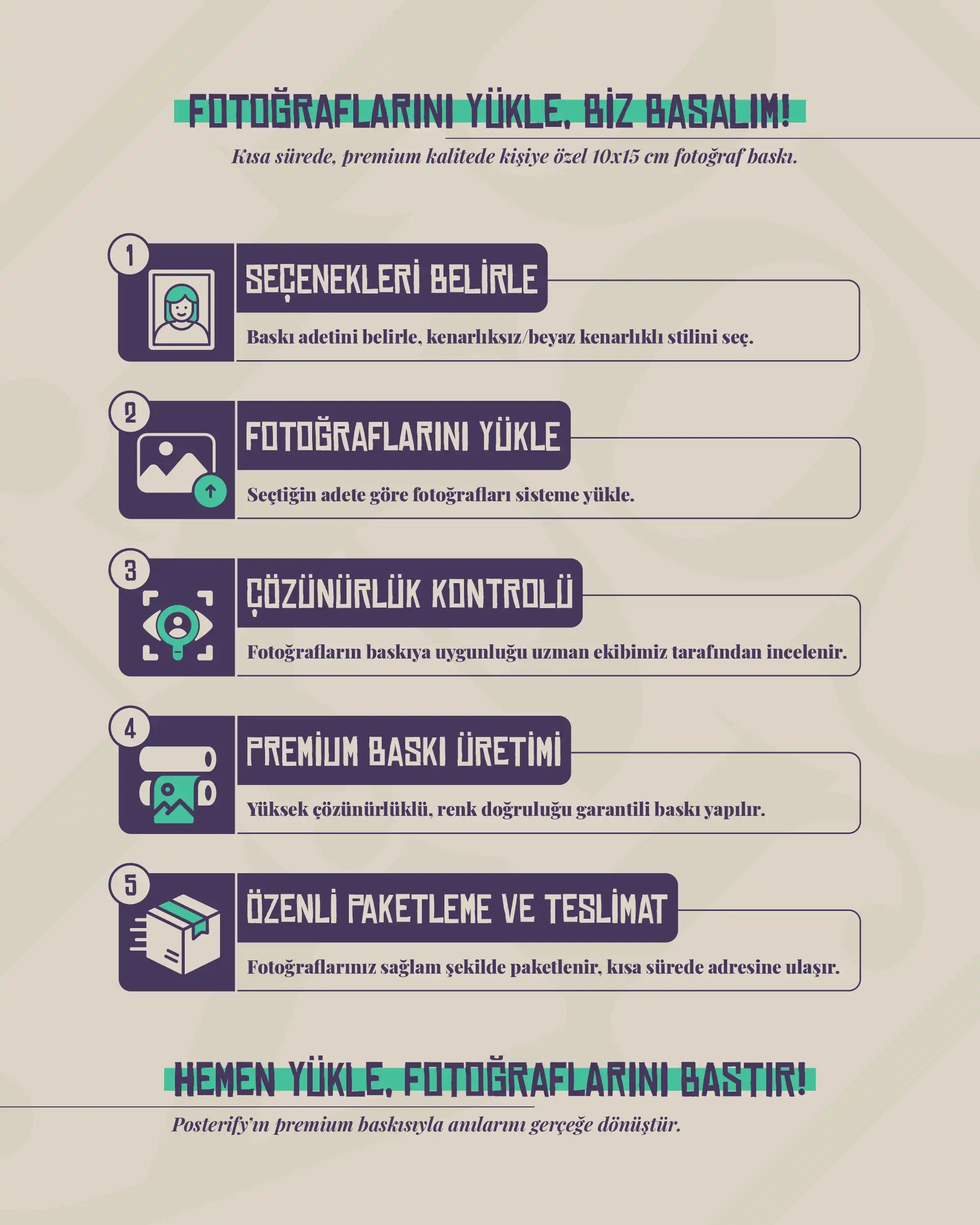 Kişiye Özel Fotoğraf Baskı 10x15 cm – Rovi Premium Pearl Kağıt