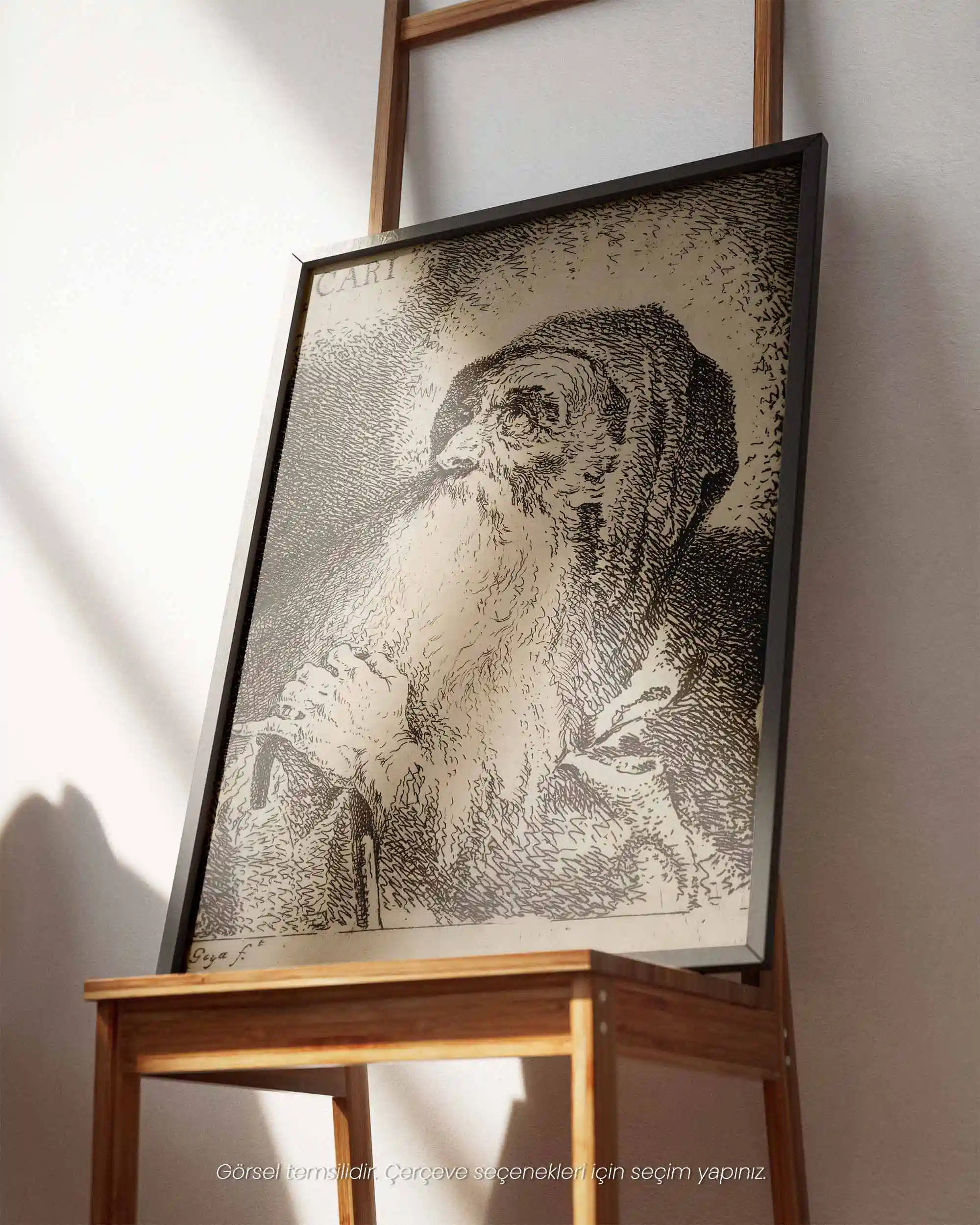 Francisco Goya - Caritas (1780) Gravür Baskı Eskiz Sanat Tarihi Poster