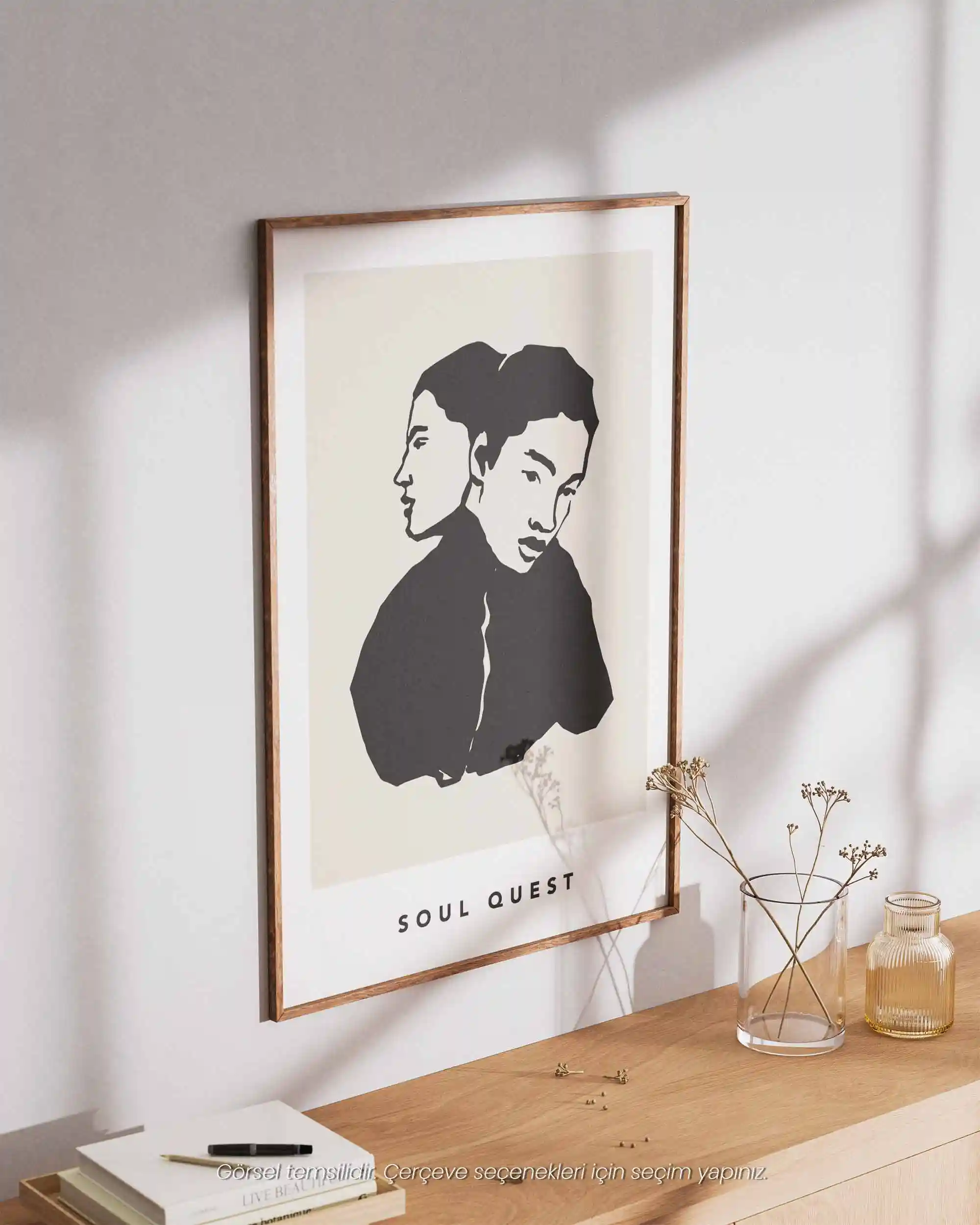 Soul Quest – Minimal Çizim & Modern Sanat Poster