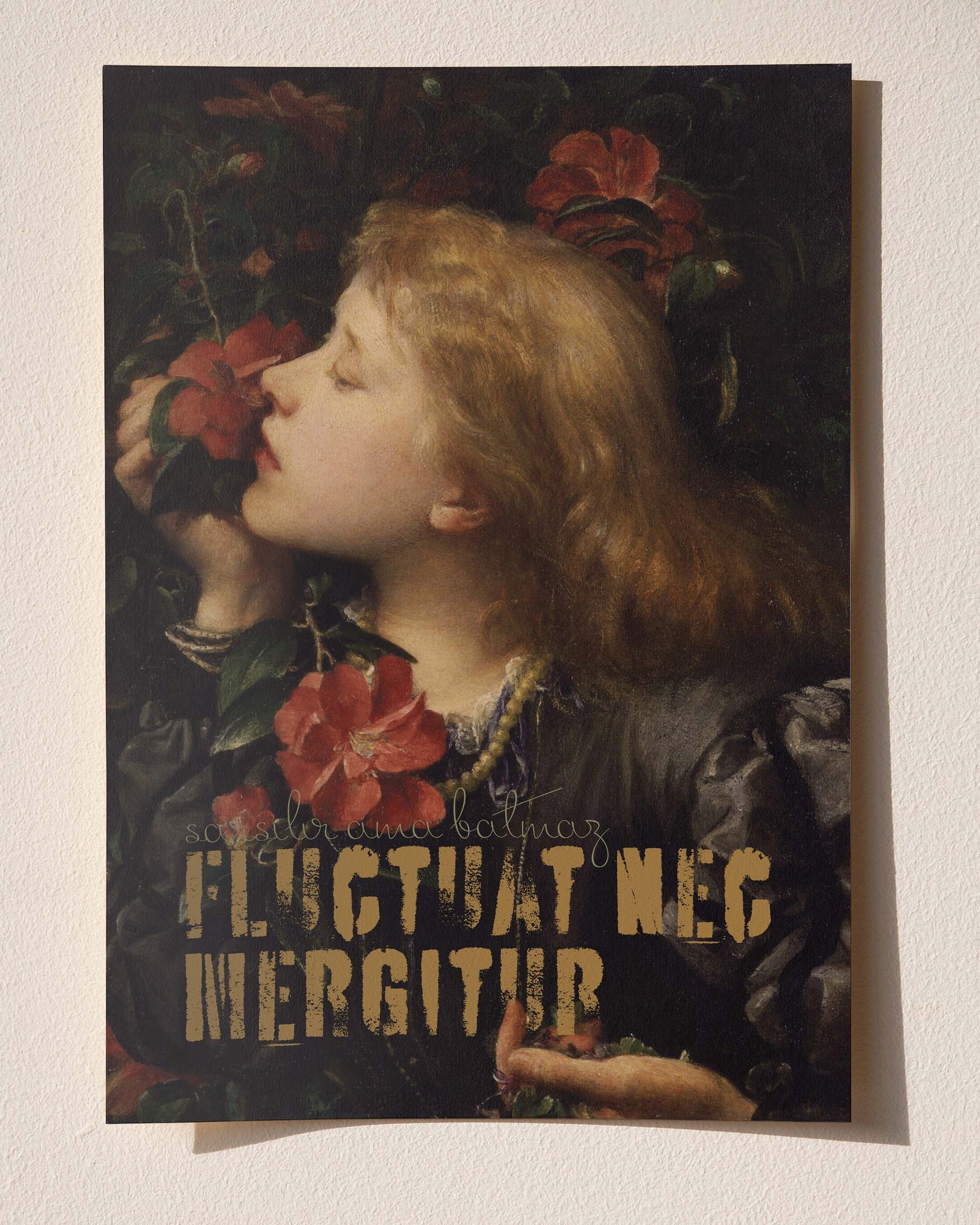 Fluctuat Nec Mergitur - Modern Pop Art Dame Ellen Terry Çerçeveli-Çerçevesiz Poster