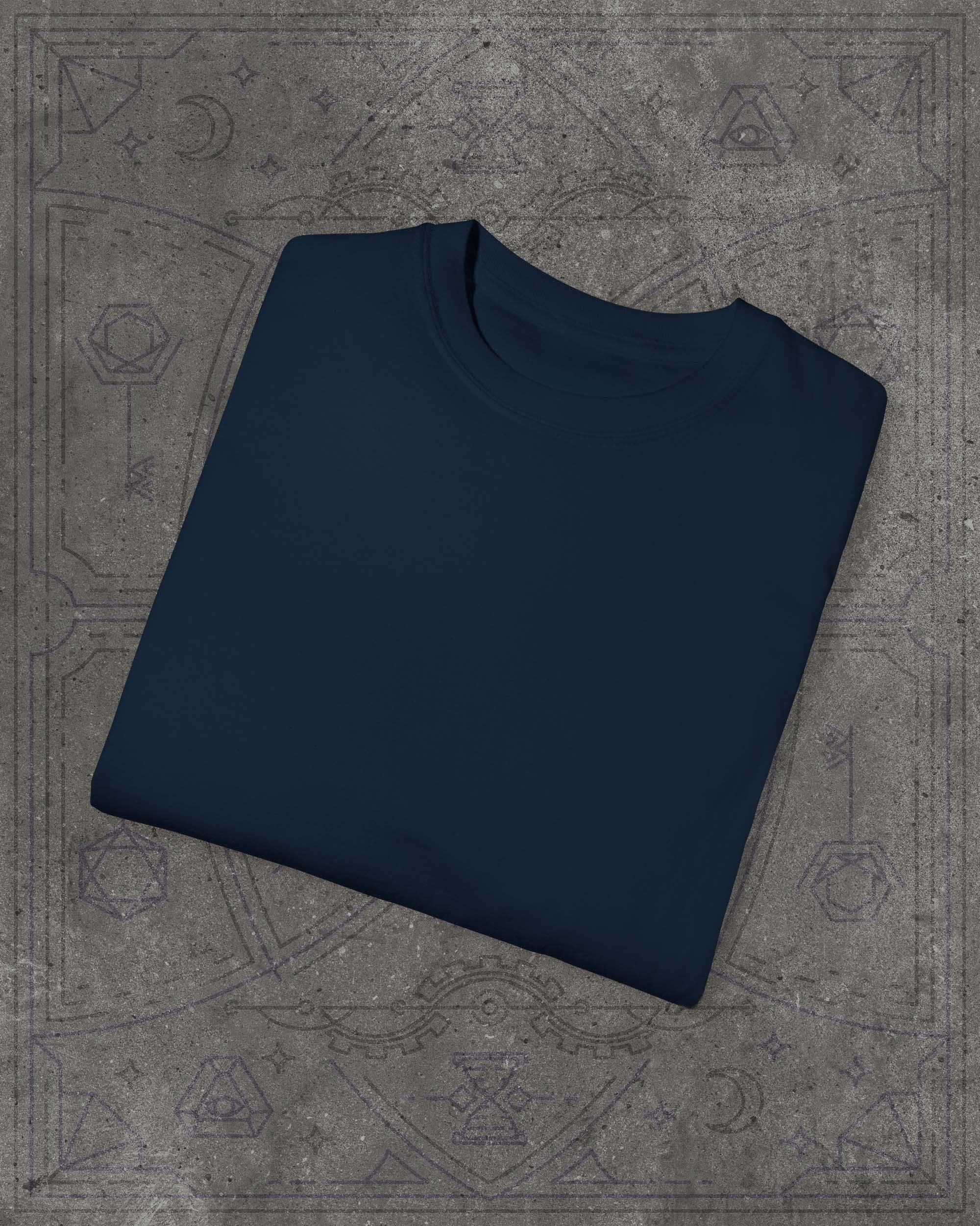 Basic Regular Fit Düz Unisex Tişört – %100 Pamuklu - Lacivert
