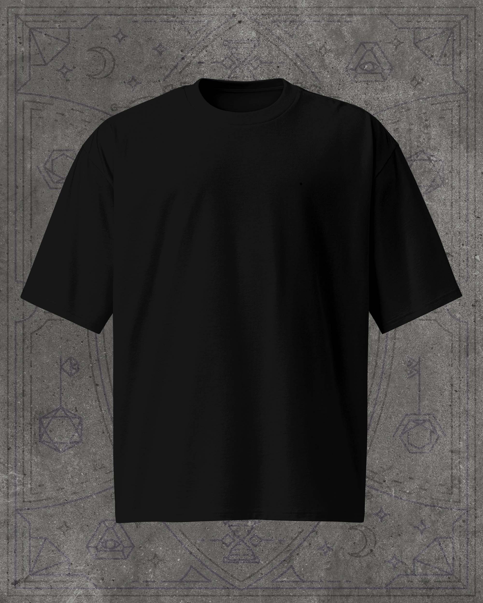 Basic Relaxed Fit Düz Unisex Tişört – Premium Kalite - Yüksek Gramaj %100 Pamuk - Siyah