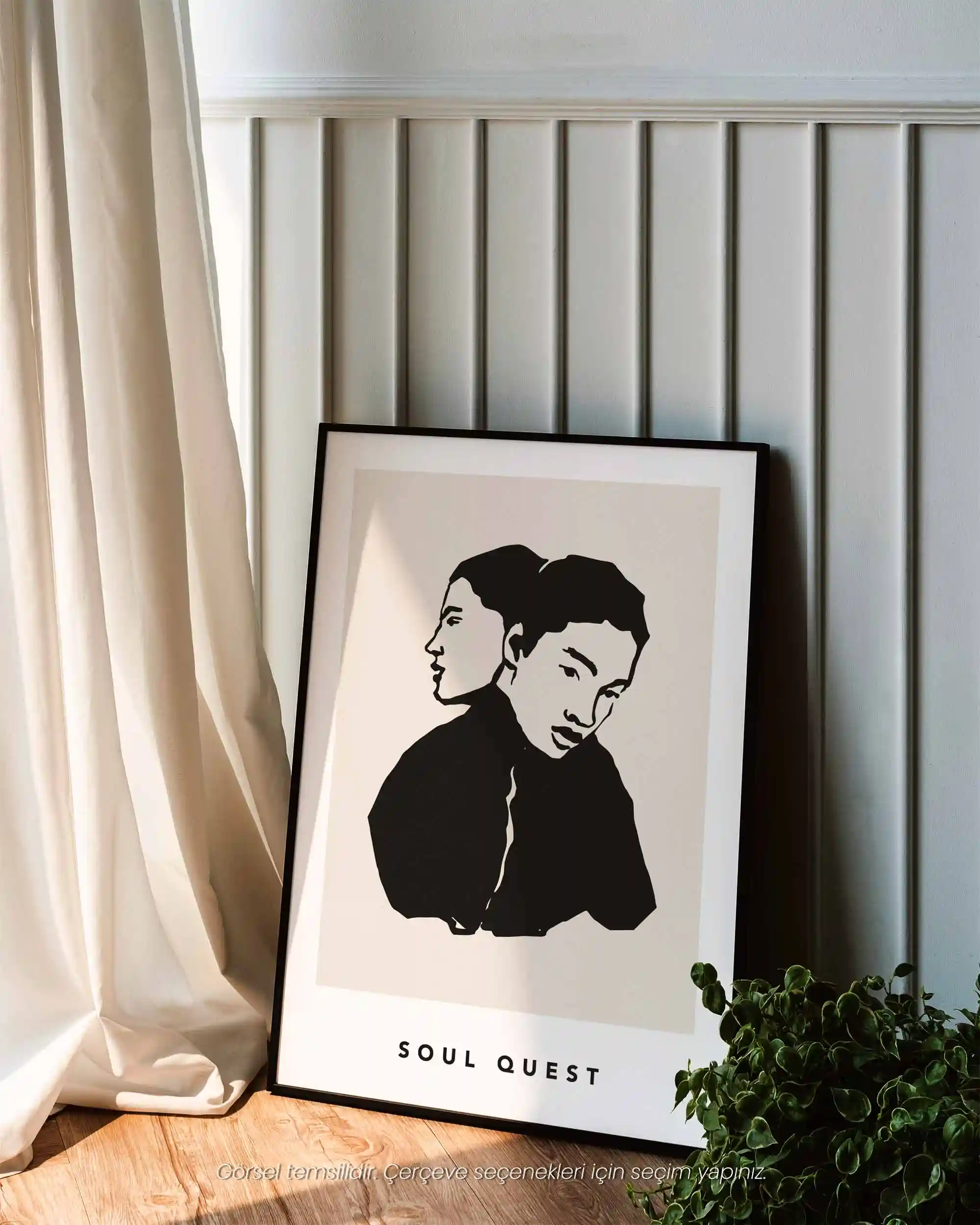 Soul Quest – Minimal Çizim & Modern Sanat Poster