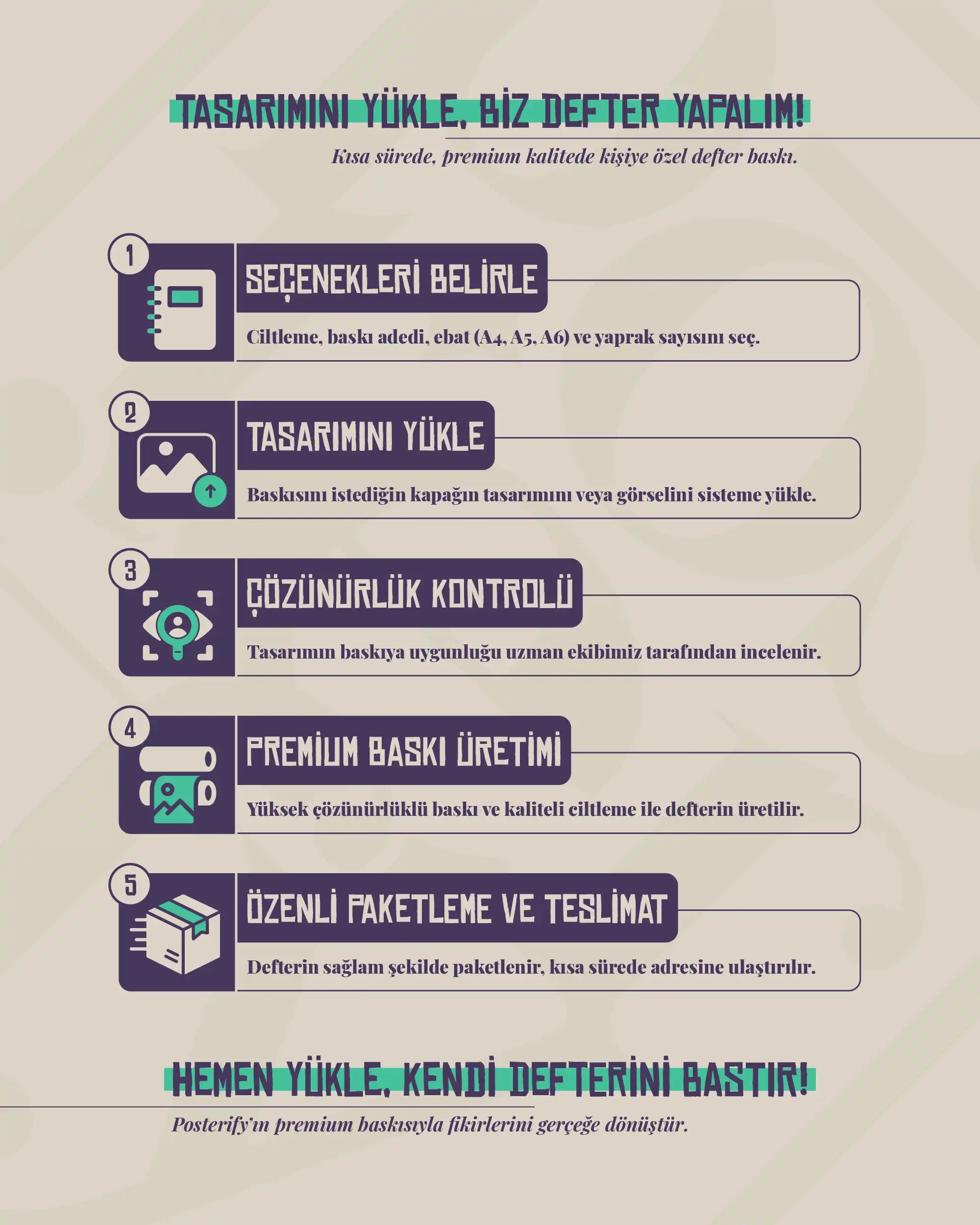 Kişiye Özel Defter Baskı