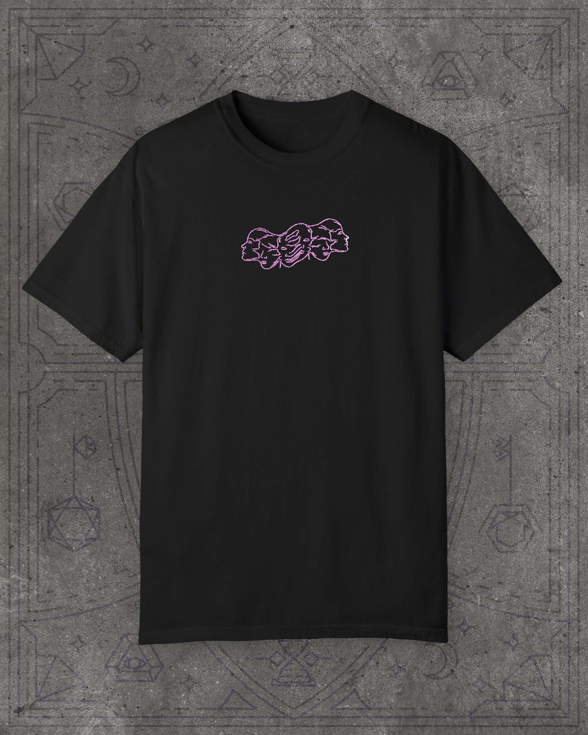 Head Flow – Abstract Emotions Koleksiyonu Unisex Siyah Tişört – %100 Pamuk Regular Fit