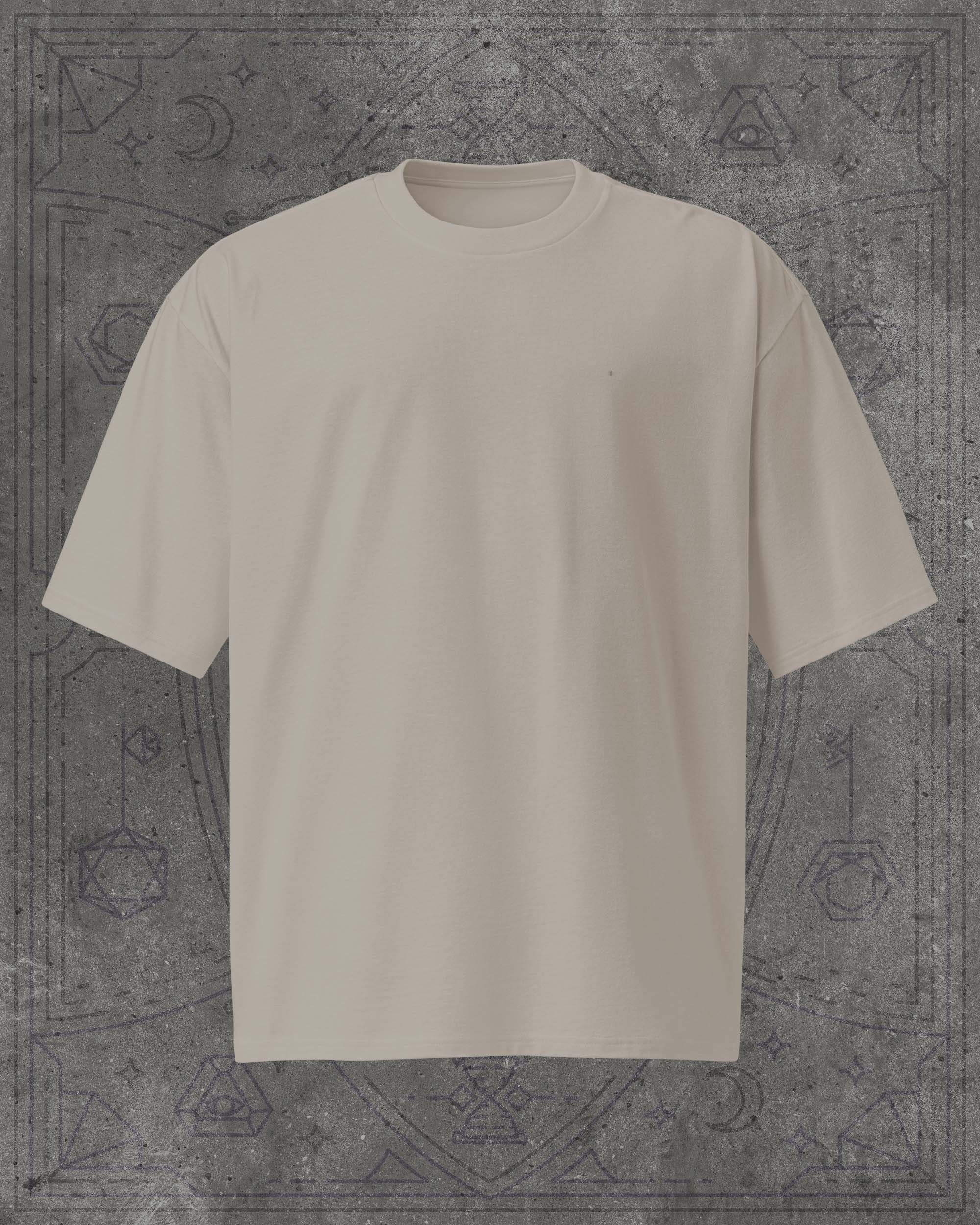 Basic Relaxed Fit Düz Unisex Tişört – Premium Kalite - Yüksek Gramaj %100 Pamuk - Bej