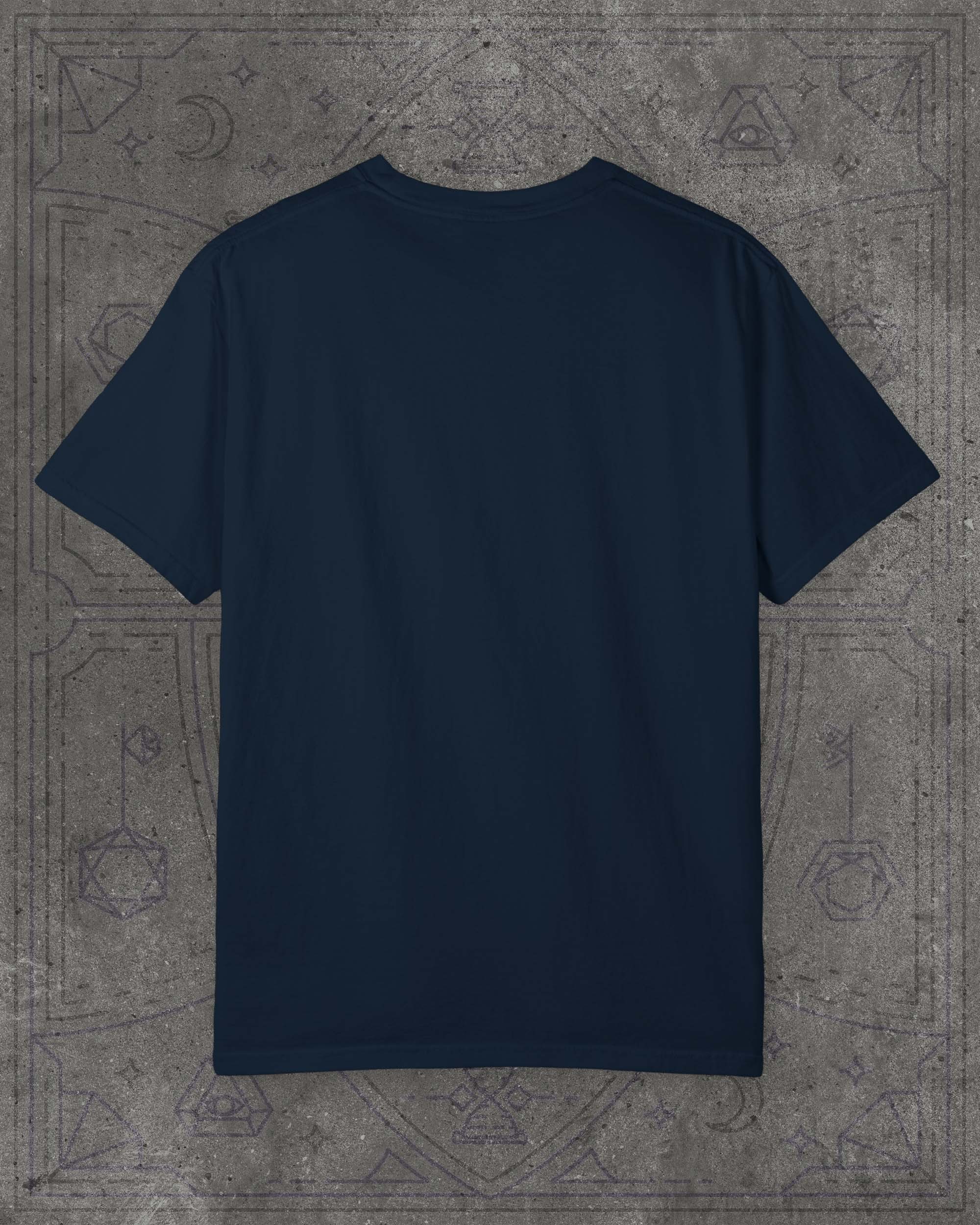 Basic Regular Fit Düz Unisex Tişört – %100 Pamuklu - Lacivert