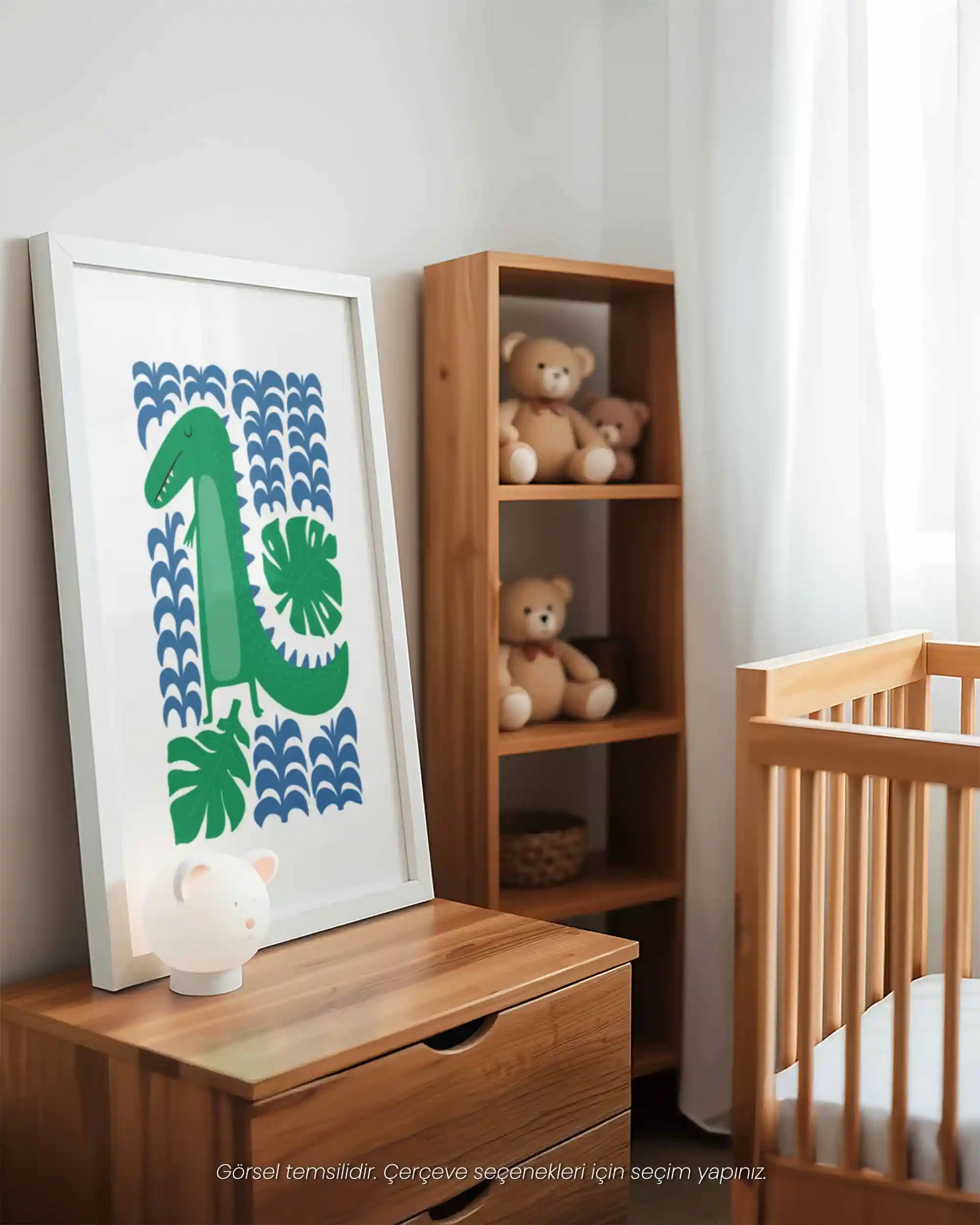 Timsah - Renkli ve Sevimli Çocuk Odası Poster