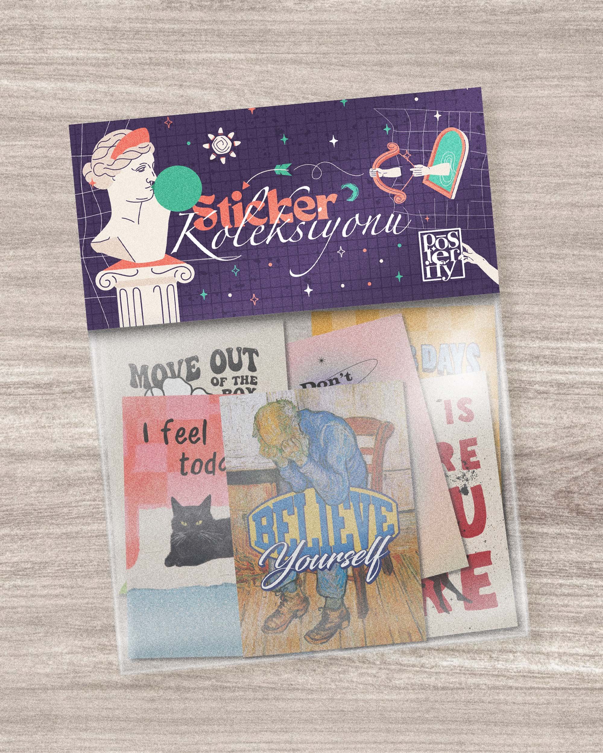 Motivasyon Temalı Sticker Seti 11'li - İlham Verici Mesajlar ve Eğlenceli Tasarımlar - Laptop, Defter, Telefon İçin Çıkartmalar