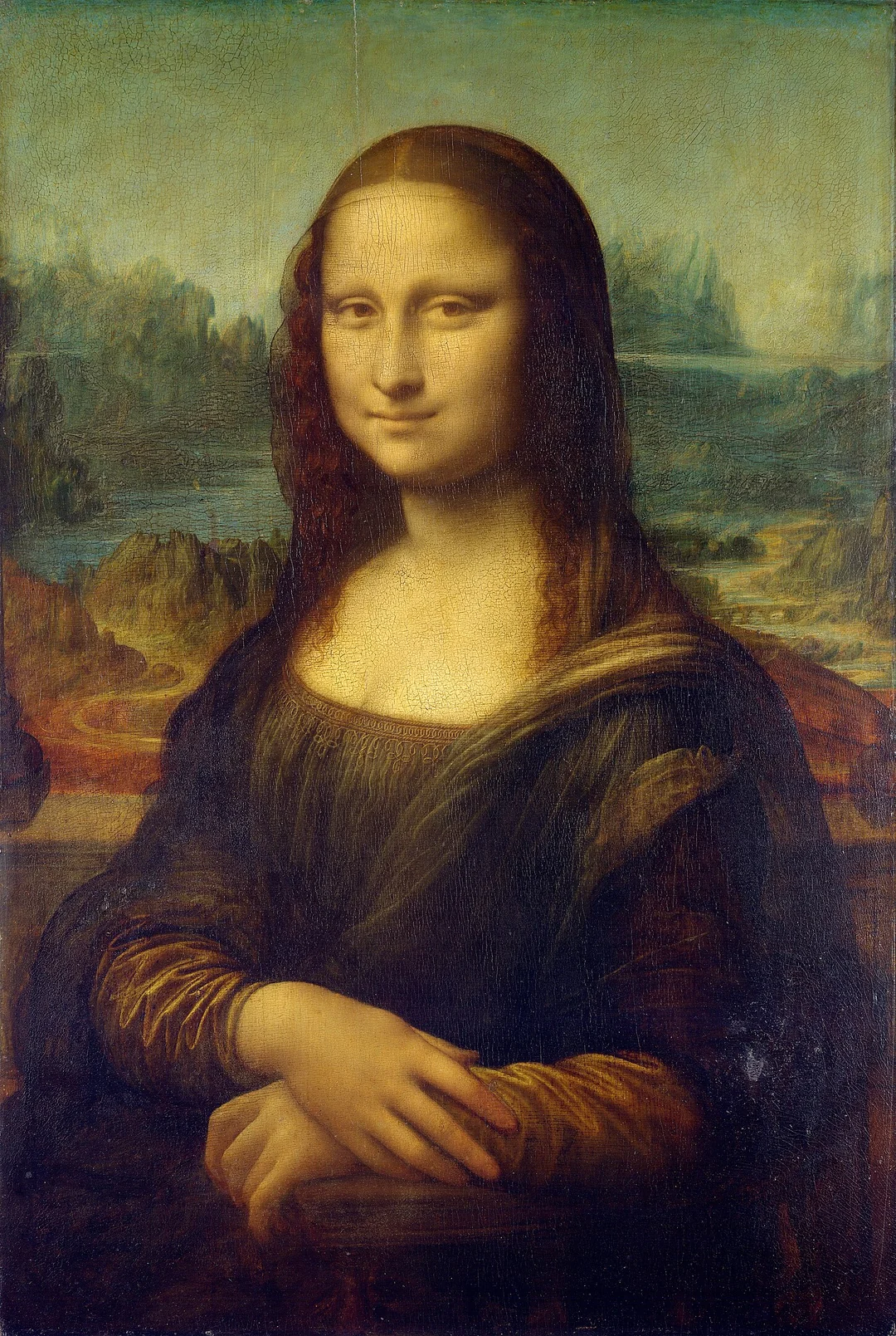 Mona Lisa (1503-1519), Leonardo Da Vinci, Ahşap Panel Üzerine Yağlı Boya, Louvre Müzesi - Paris