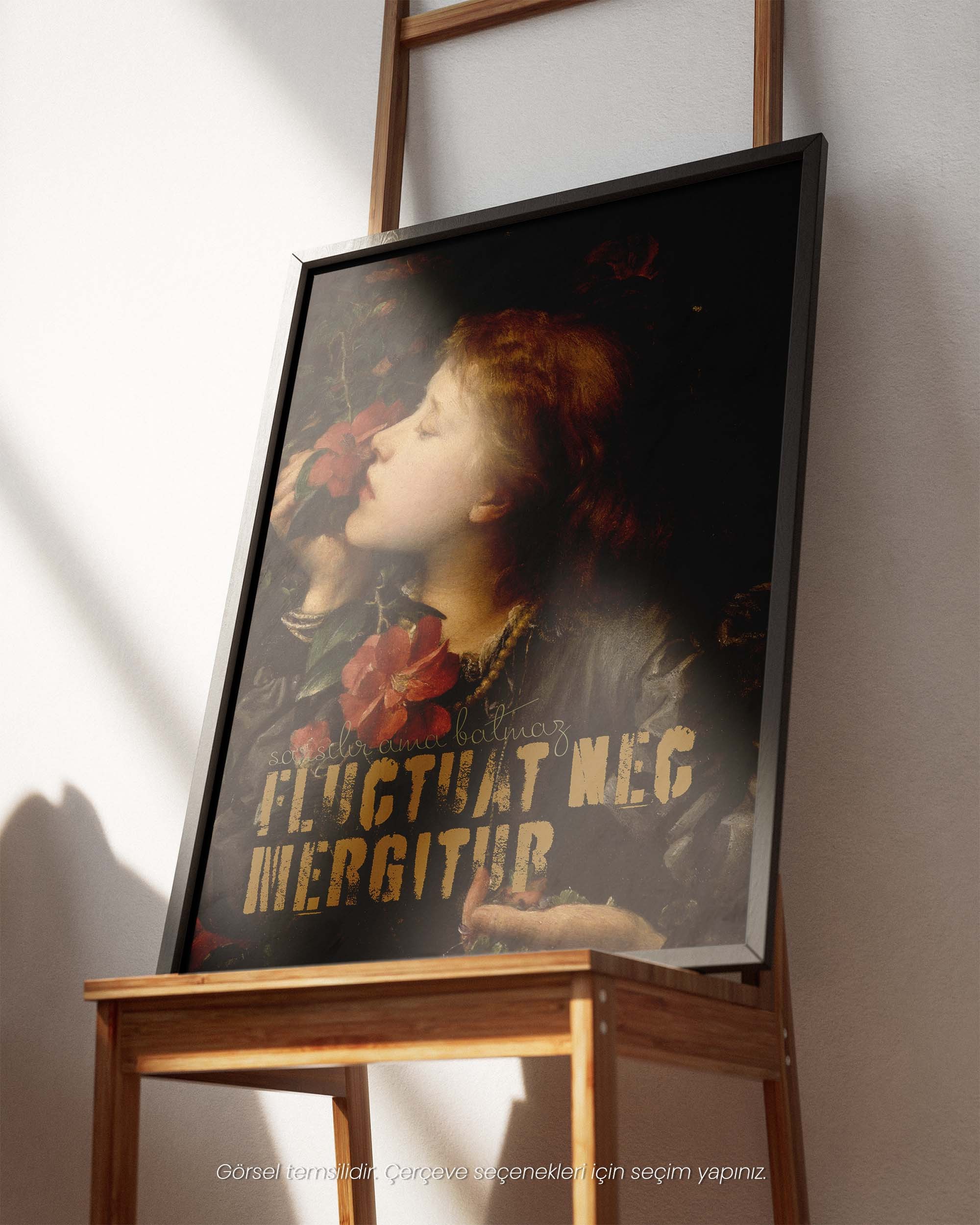 Fluctuat Nec Mergitur - Modern Pop Art Dame Ellen Terry Çerçeveli-Çerçevesiz Poster