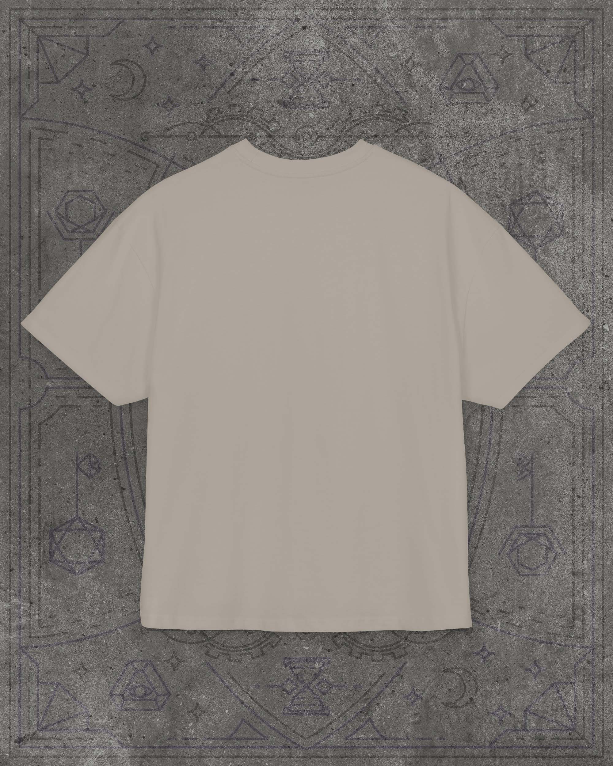 Basic Boxy Oversize Düz Unisex Tişört – Premium Kalite - Yüksek Gramaj %100 Pamuk - Bej