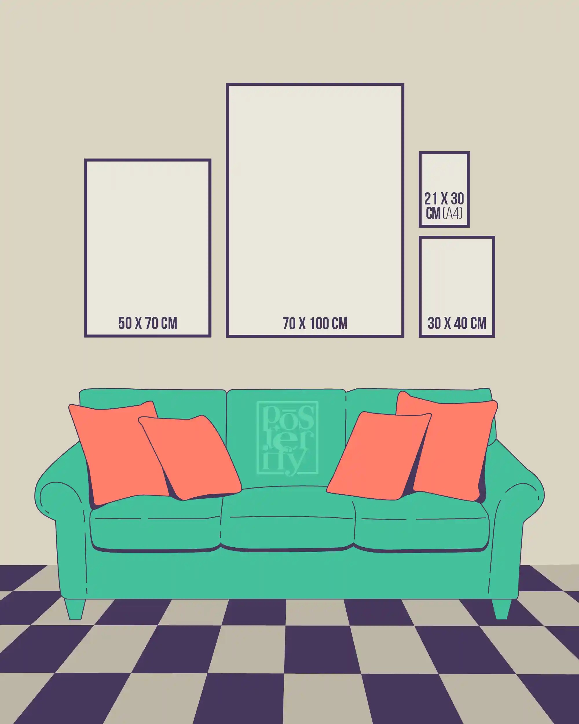 Feel the Beat Free Your Soul – Minimal Çizim & Tipografi Poster