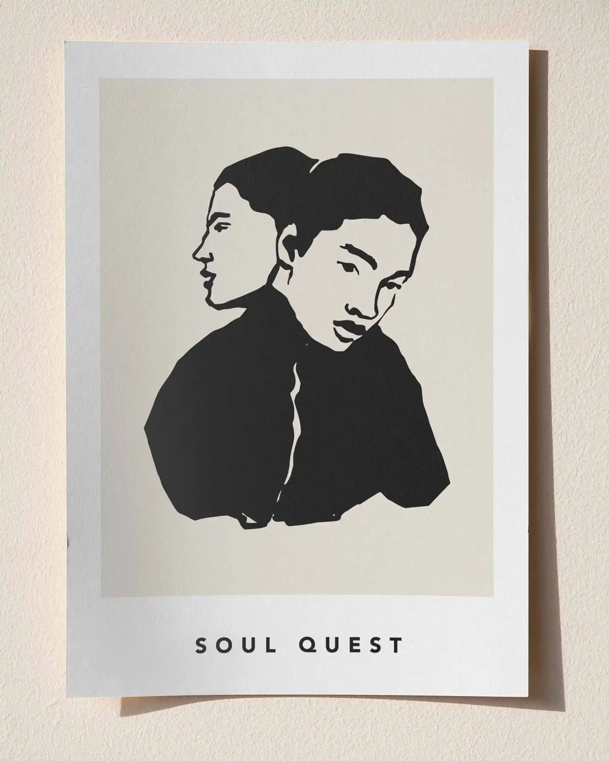 Soul Quest – Minimal Çizim & Modern Sanat Poster