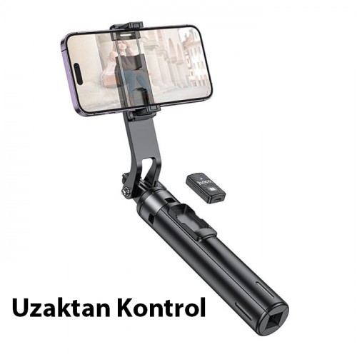 HOCO K21 Uzaktan Kumandalı Tripod Selfie Çubuğu