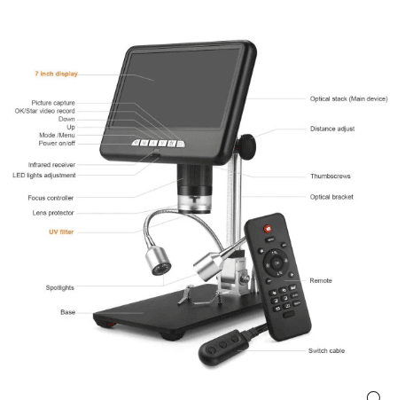 Andonstar AD207 - 7 Inc LCD Ekranlı USB Elektronik Mikroskop