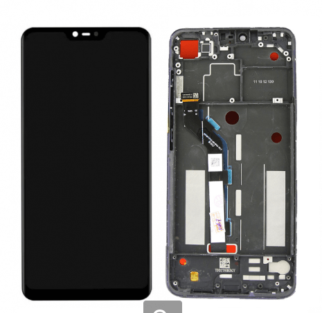 Xiaomi Mi 8 Lite Uyumlu AA Kalite  Lcd+Dokunmatik+Çıtalı (Siyah)