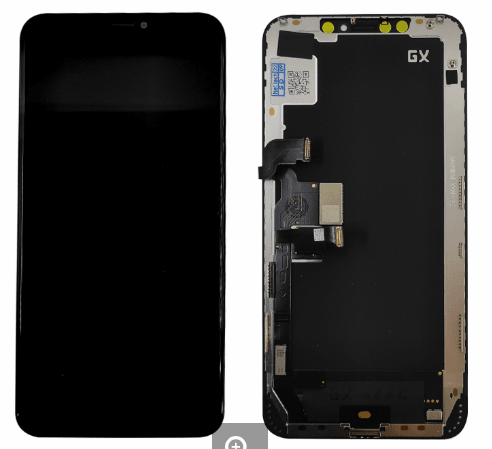 Apple iPhone XS Max Uyumlu GX Oled Lcd+Dokunmatik+Çıtalı (Siyah)