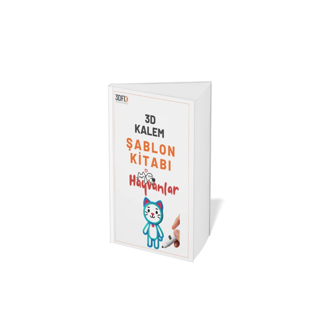 3DFIX 3D Kalem Hayvanlar Tema Seti (3D Kalemsiz)