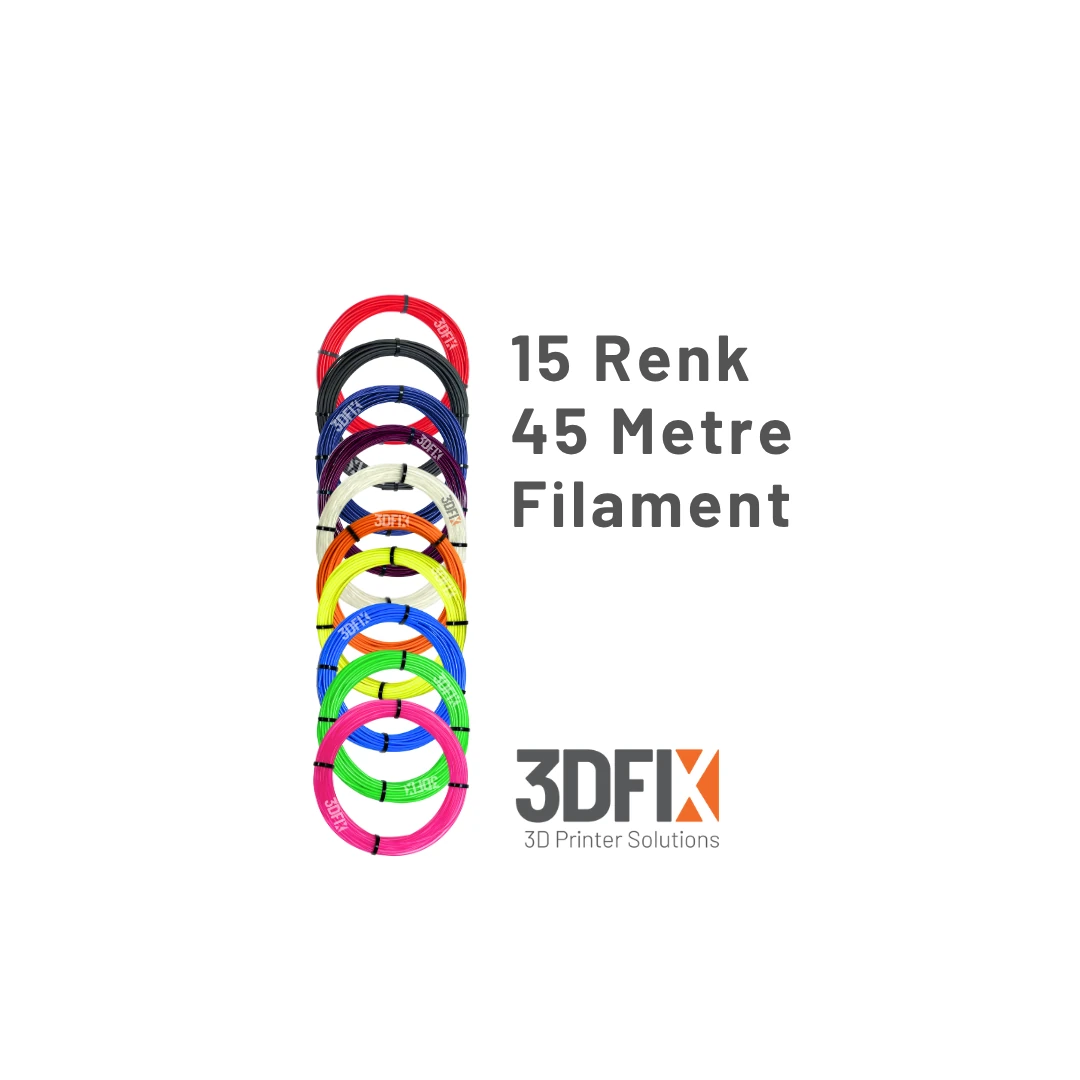 3DFIX 3D Kalem Hayvanlar Tema Seti (3D Kalemsiz)