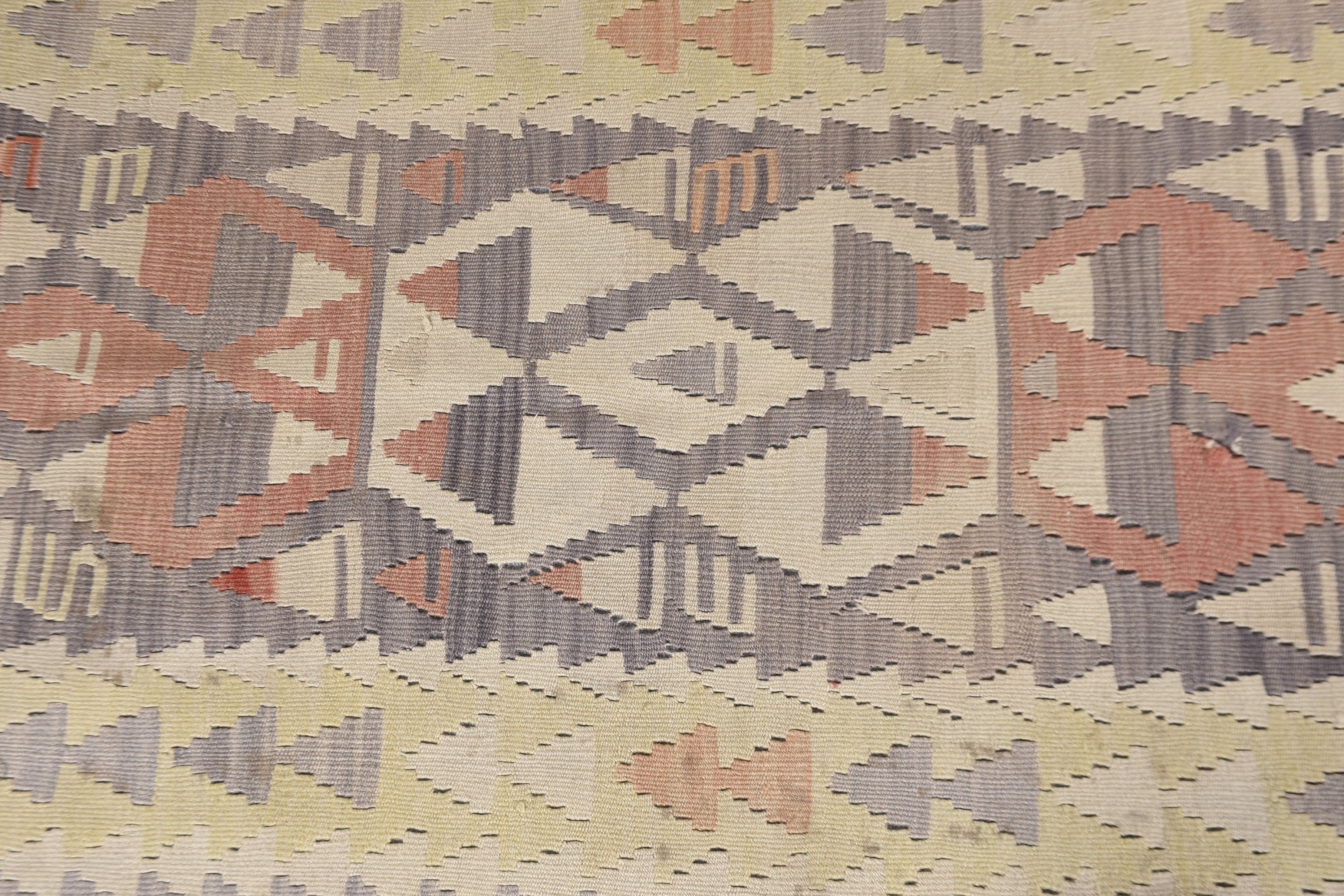 Gri Anadolu Halıları, Kilim, Yatak Odası Halısı, Türk Halıları, 3x5.2 ft Accent Halısı, Eski Halılar, Mutfak Halısı, Oushak Halısı, Vintage Halı, Ev Dekorasyonu Halıları