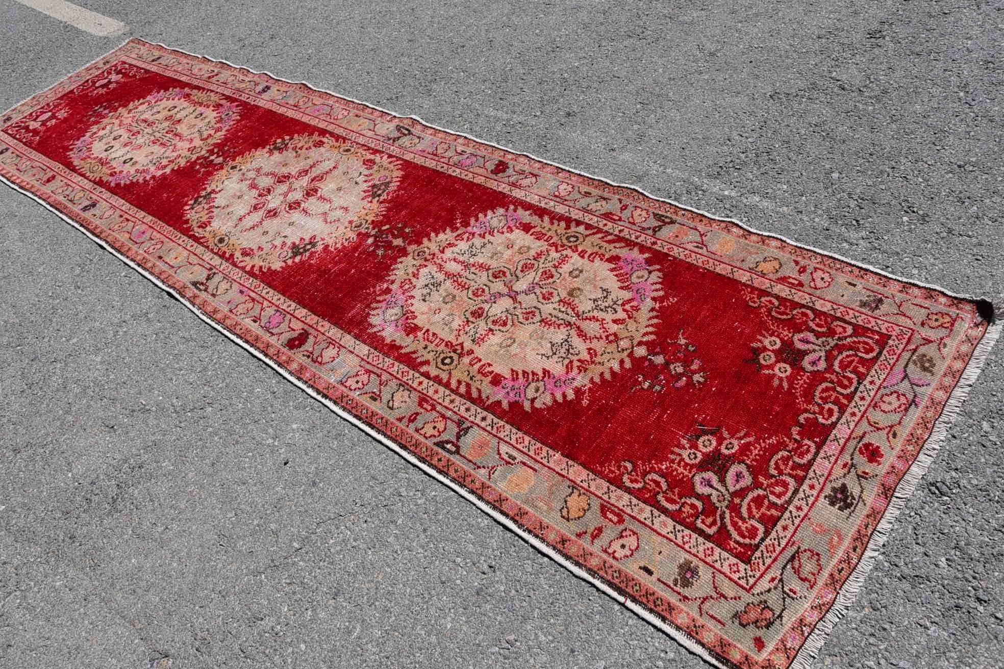 Anadolu Halısı, 3.1x12.2 ft Yolluk Halıları, Merdiven Halıları, Koridor Halısı, Yer Halısı, Aztek Halıları, Vintage Halı, Türk Halısı, Koridor Halısı, Eski Halı