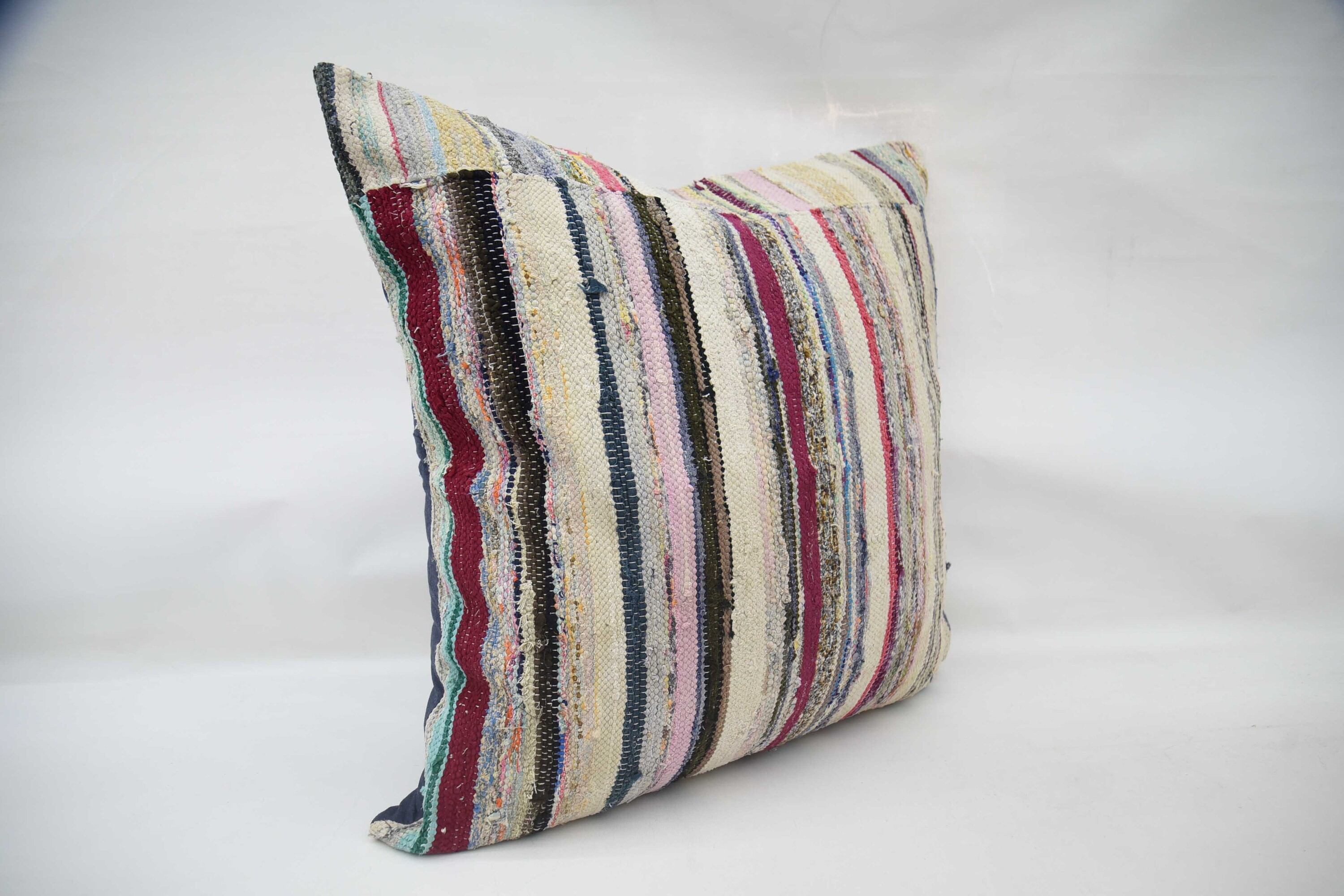 Turkish Kilim Pillow, 32"x32" Red Pillow Case, Throw Kilim Pillow, Vintage Kilim Throw Pillow, Colorful Pillow, Bed Pillow