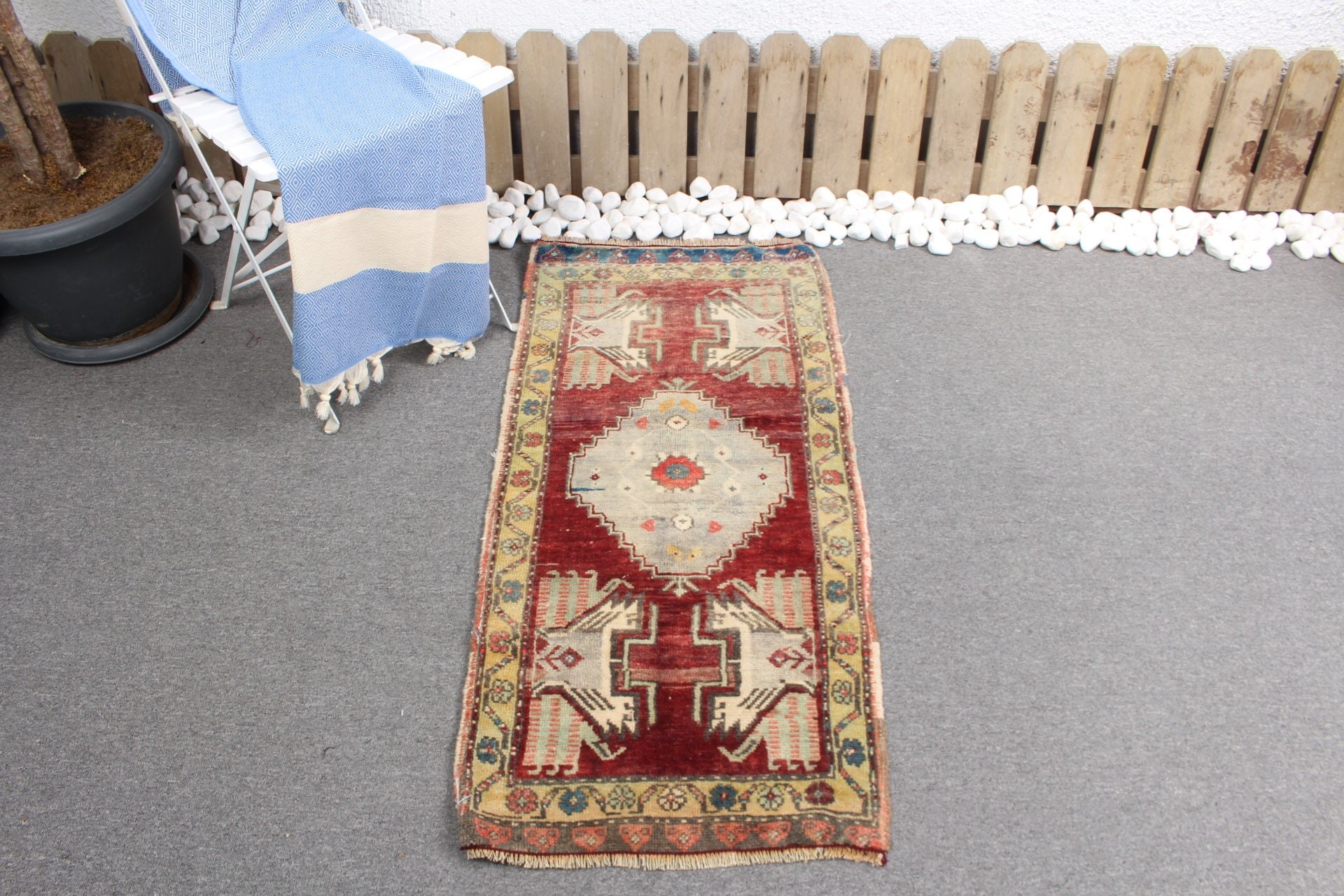 Cool Rug, Rugs for Nursery, Bathroom Rug, 1.8x3.9 ft Small Rugs, Red Home Decor Rugs, Oriental Rug, Entry Rug, Turkish Rug, Vintage Rug