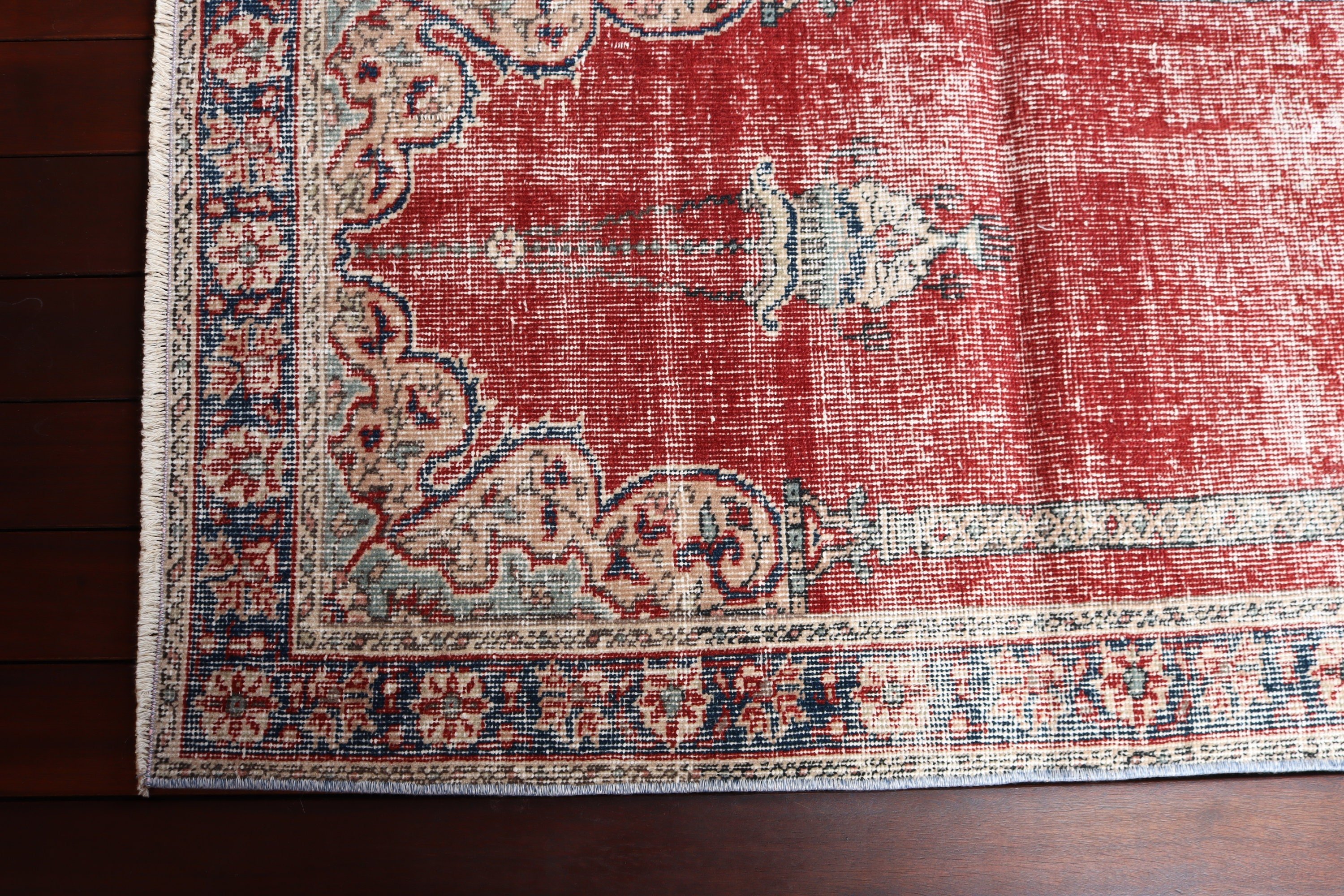 Kırmızı Açıklama Halıları, Oryantal Halı, 2,5x3,9 ft Küçük Halılar, Geometrik Halılar, Yatak Odası Halıları, Mutfak Halısı, Kabile Halısı, Vintage Halı, Türk Halıları