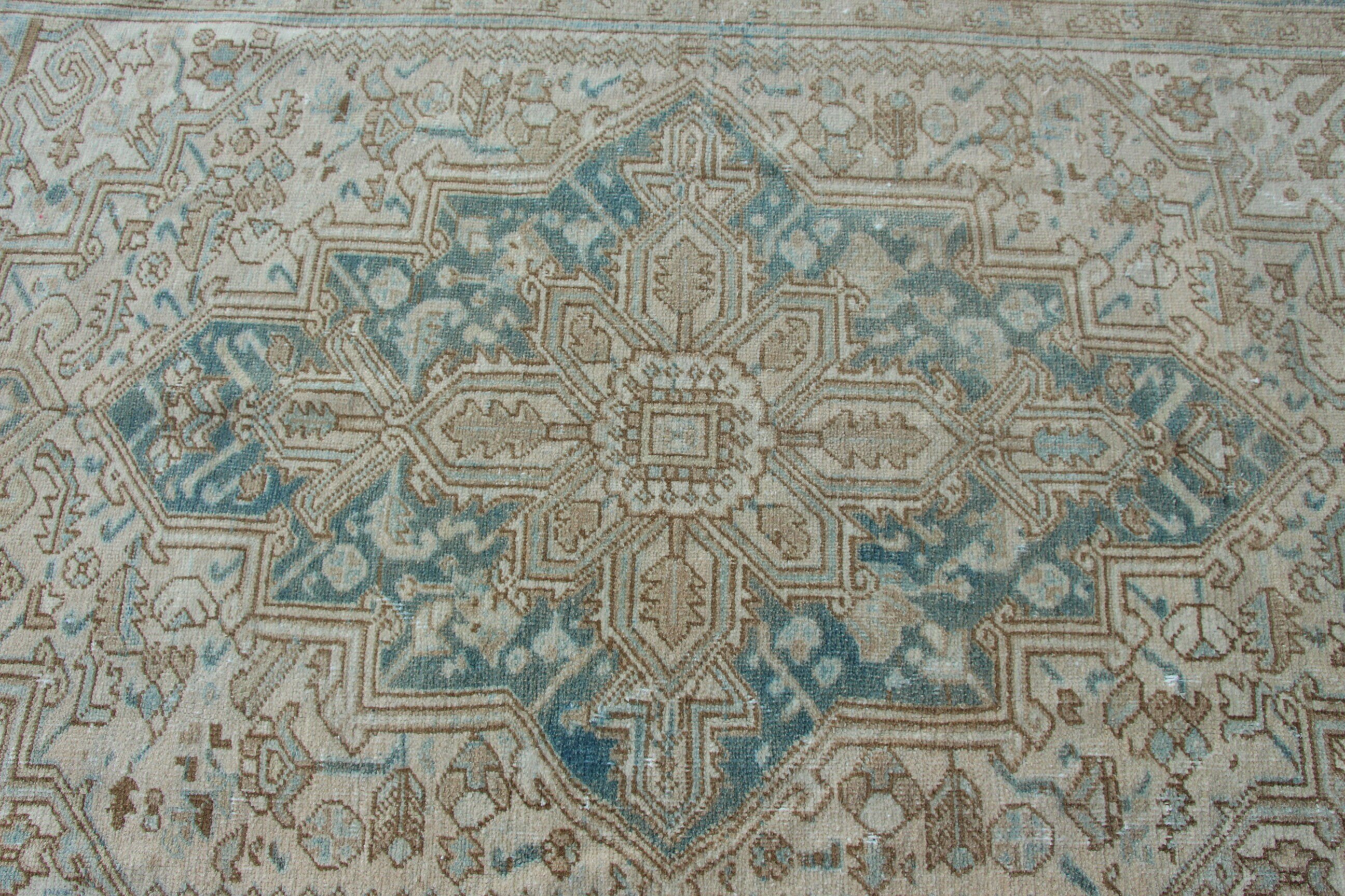 Salon Halıları, Kabile Halısı, Vintage Halı, Bej Oryantal Halılar, 5,8x9 ft Büyük Halılar, Açıklama Halısı, Anadolu Halısı, Büyük Boho Halısı, Türk Halısı