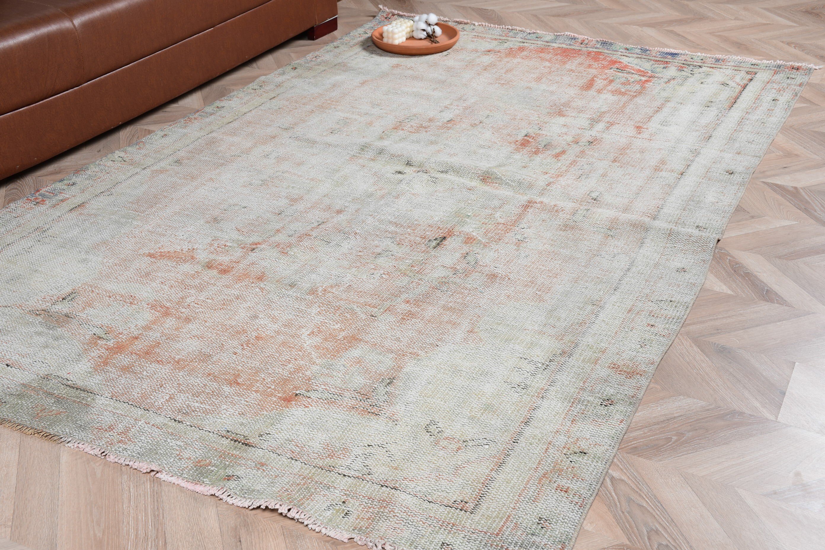 5.2x8 ft Large Rugs, Salon Rugs, Beige Bedroom Rug, Vintage Rugs, Oriental Rug, Turkish Rugs, Rugs for Bedroom, Antique Rugs, Abstract Rug