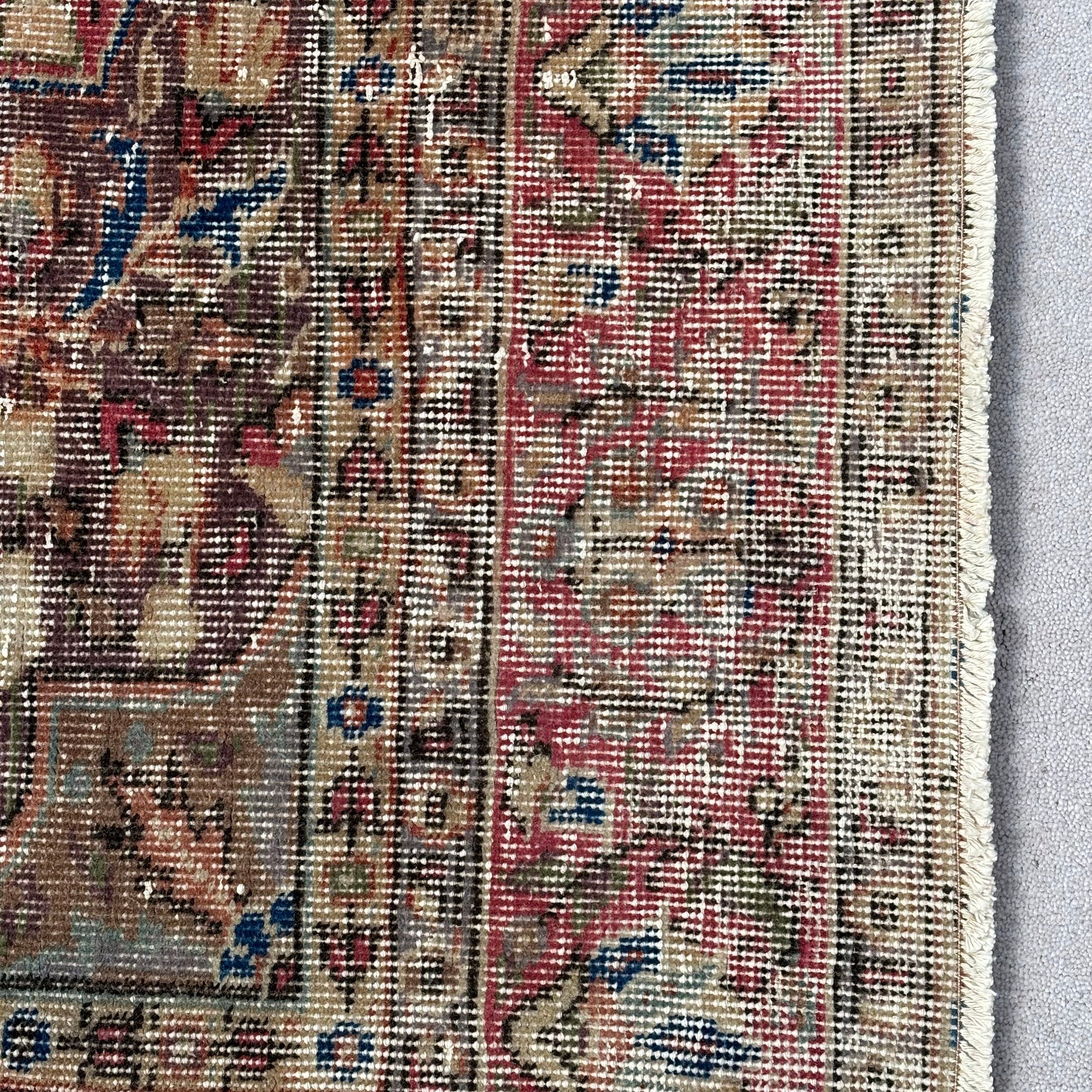 Vintage Halı, Büyük Oushak Halıları, Salon Halısı, Pembe Düz Dokuma Halıları, Açıklama Halıları, 5,5x9,1 ft Büyük Halıları, Türk Halıları