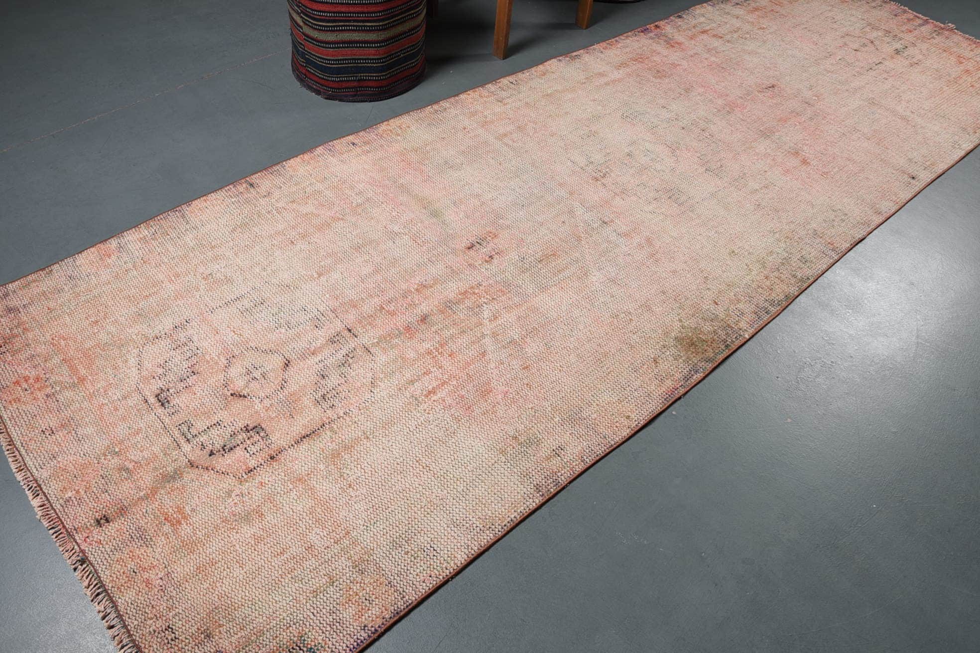 Pastel Halı, Türk Halısı, Koridor Halıları, Vintage Halılar, Oushak Halısı, Havalı Halılar, Runner Halıları, 3,9x11,4 ft Runner Halısı, Nötr Türk Halısı