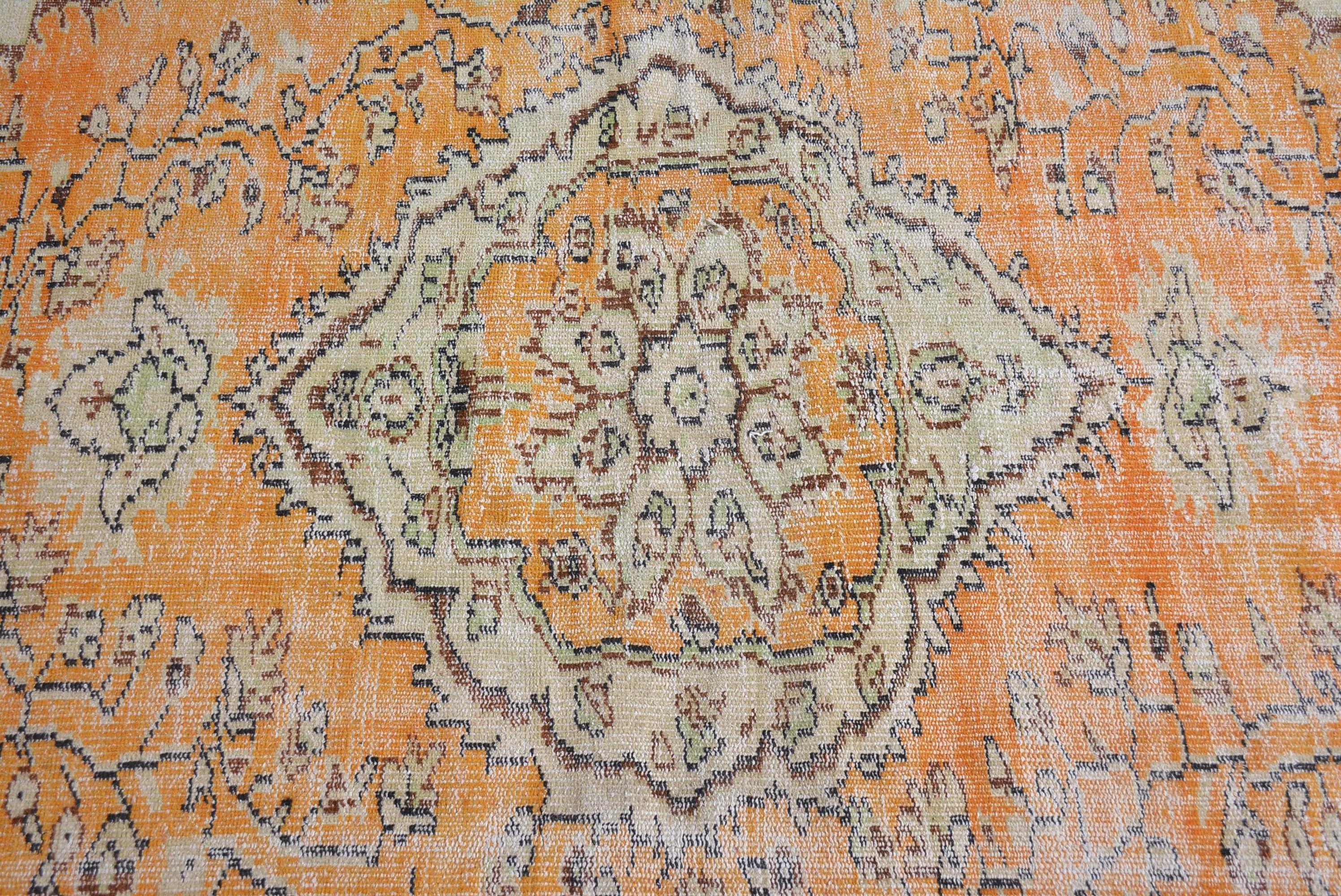 Oriental Rug, Rugs for Area, Handmade Rug, Turkish Rugs, 3.9x7.4 ft Area Rugs, Nomadic Rugs, Living Room Rug, Vintage Rug, Floor Rug