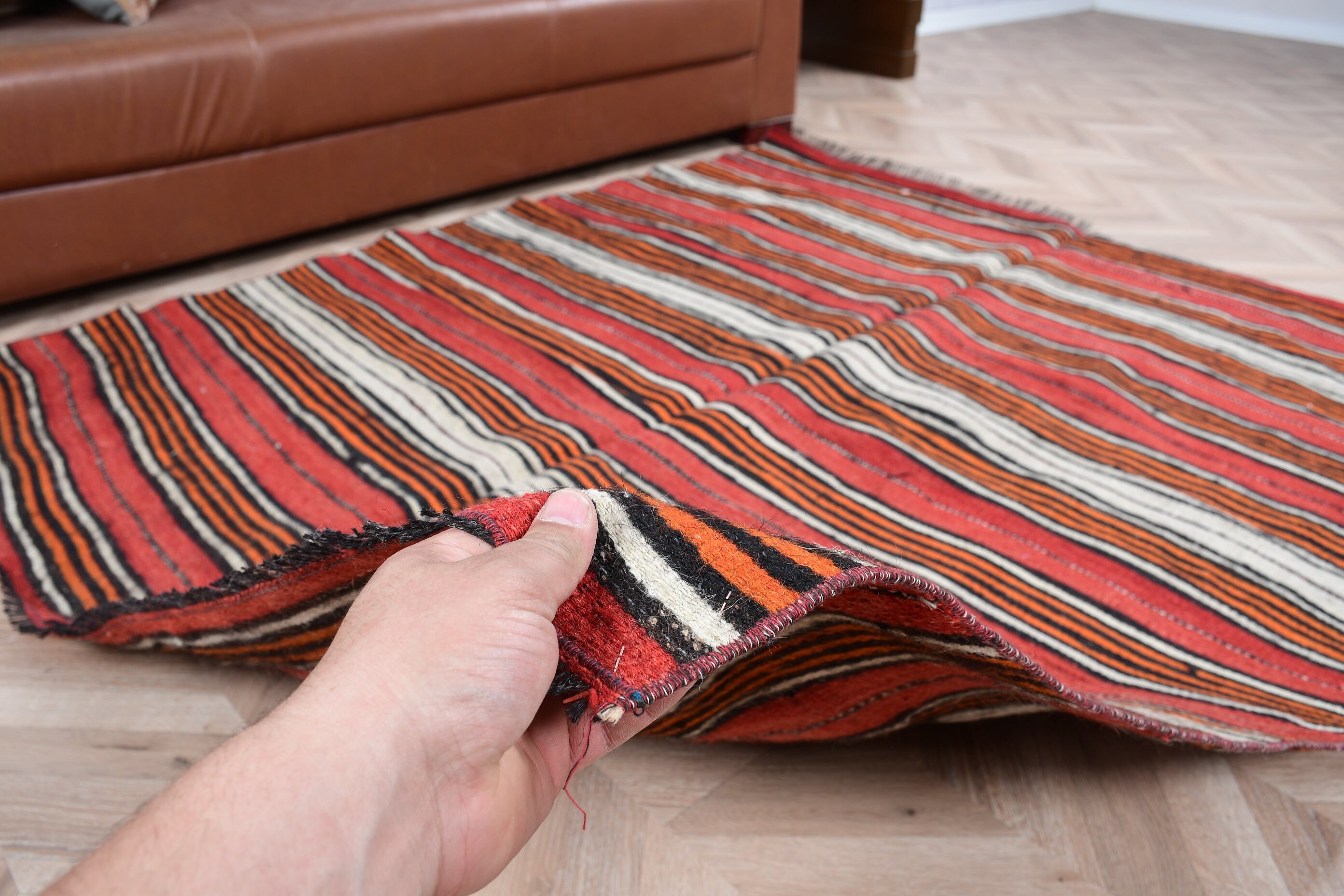 Vintage Rug, Old Rugs, Turkish Rug, Anatolian Rugs, Cool Rug, Kilim, Pink Floor Rug, Rugs for Bedroom, Living Room Rug, 5.1x5.8 ft Area Rug