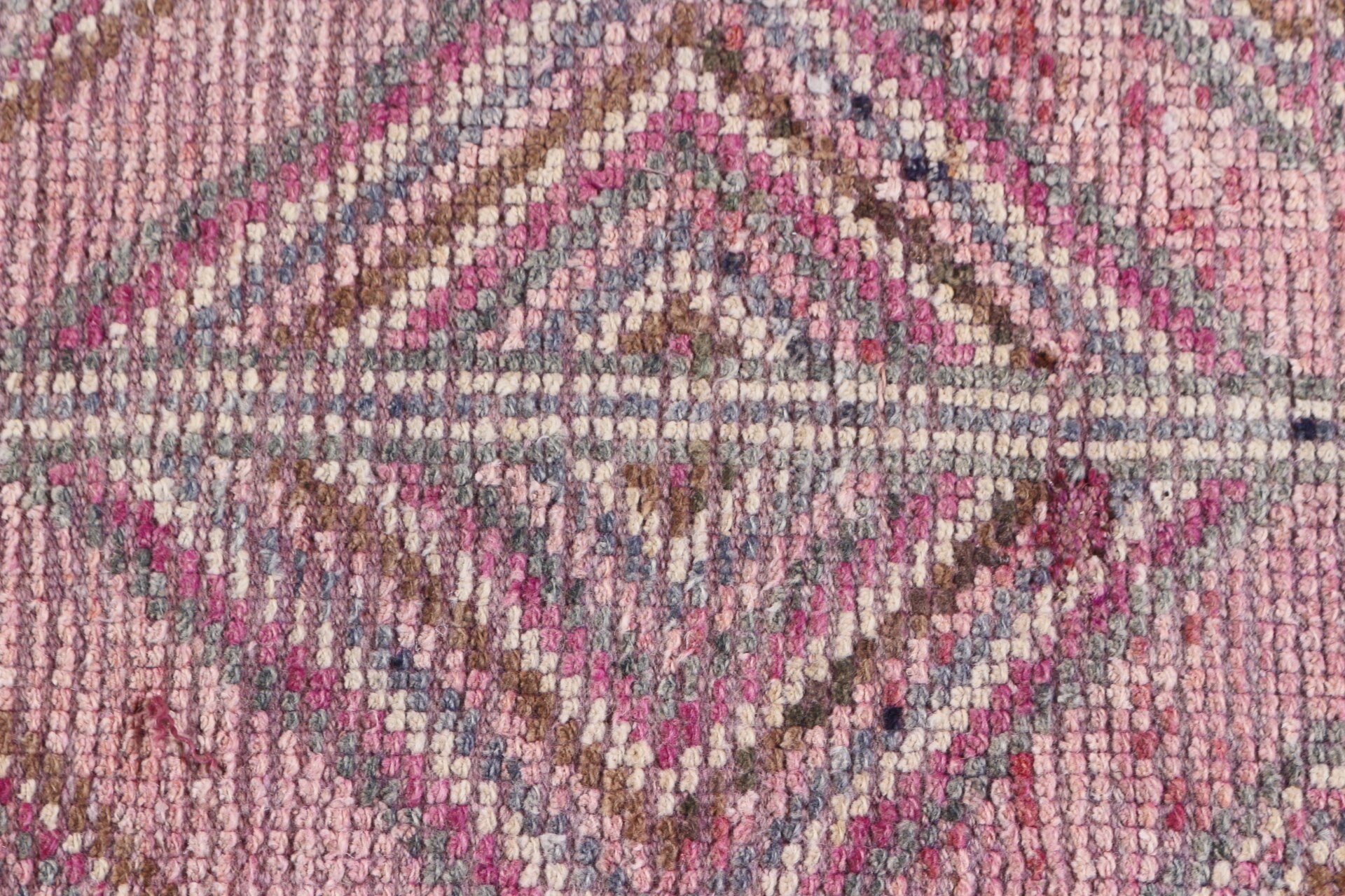 Pink Moroccan Rug, Muted Rug, Turkish Rug, Home Decor Rug, Rugs for Kitchen, Vintage Rugs, 2.6x7.5 ft Runner Rug, Kitchen Rug, Antique Rug