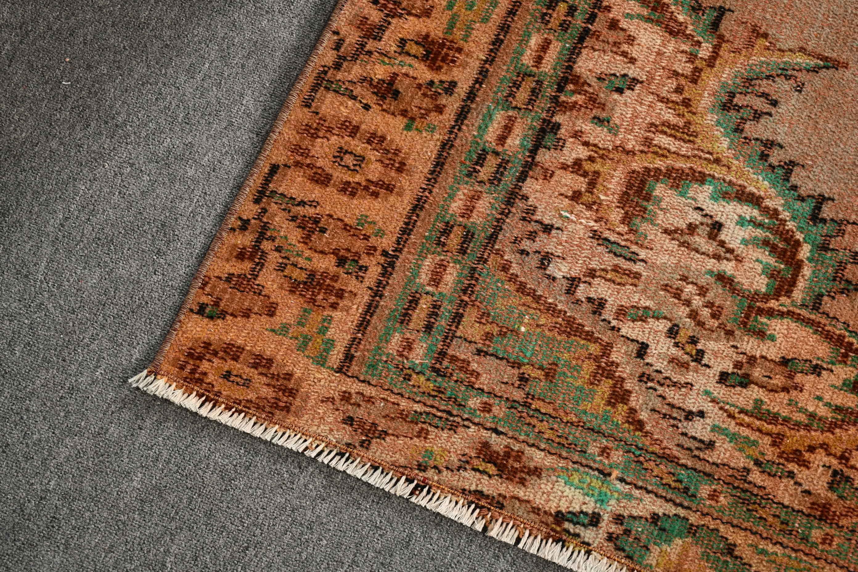 5.2x8.7 ft Large Rugs, Wool Rug, Rugs for Dining Room, Brown Antique Rug, Oushak Rug, Turkish Rug, Salon Rug, Vintage Rugs, Bedroom Rug