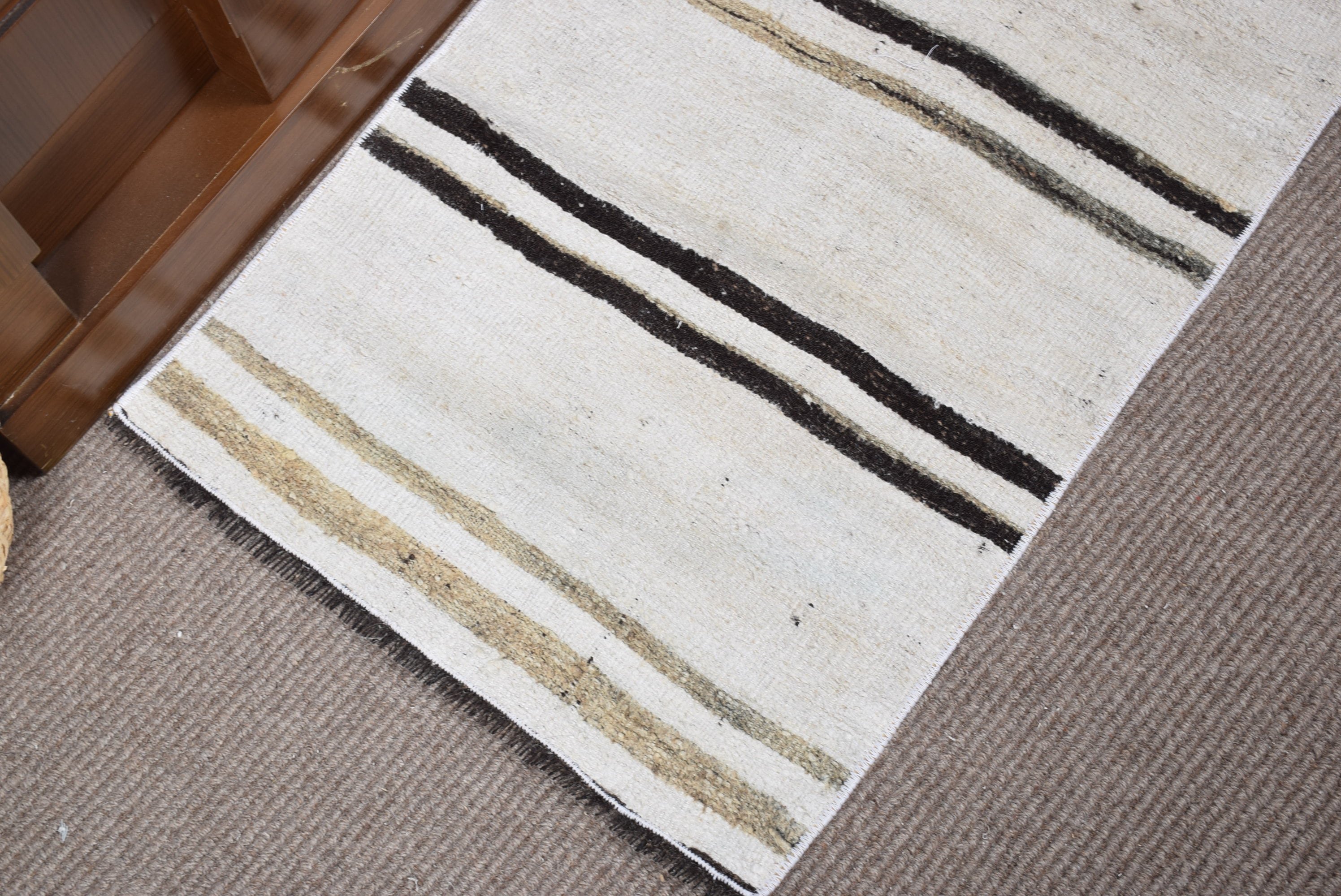 Beige Antique Rug, Wall Hanging Rug, Bath Rug, Bedroom Rug, Retro Rug, Vintage Rug, Turkish Rug, 1.7x2.9 ft Small Rug, Home Decor Rug