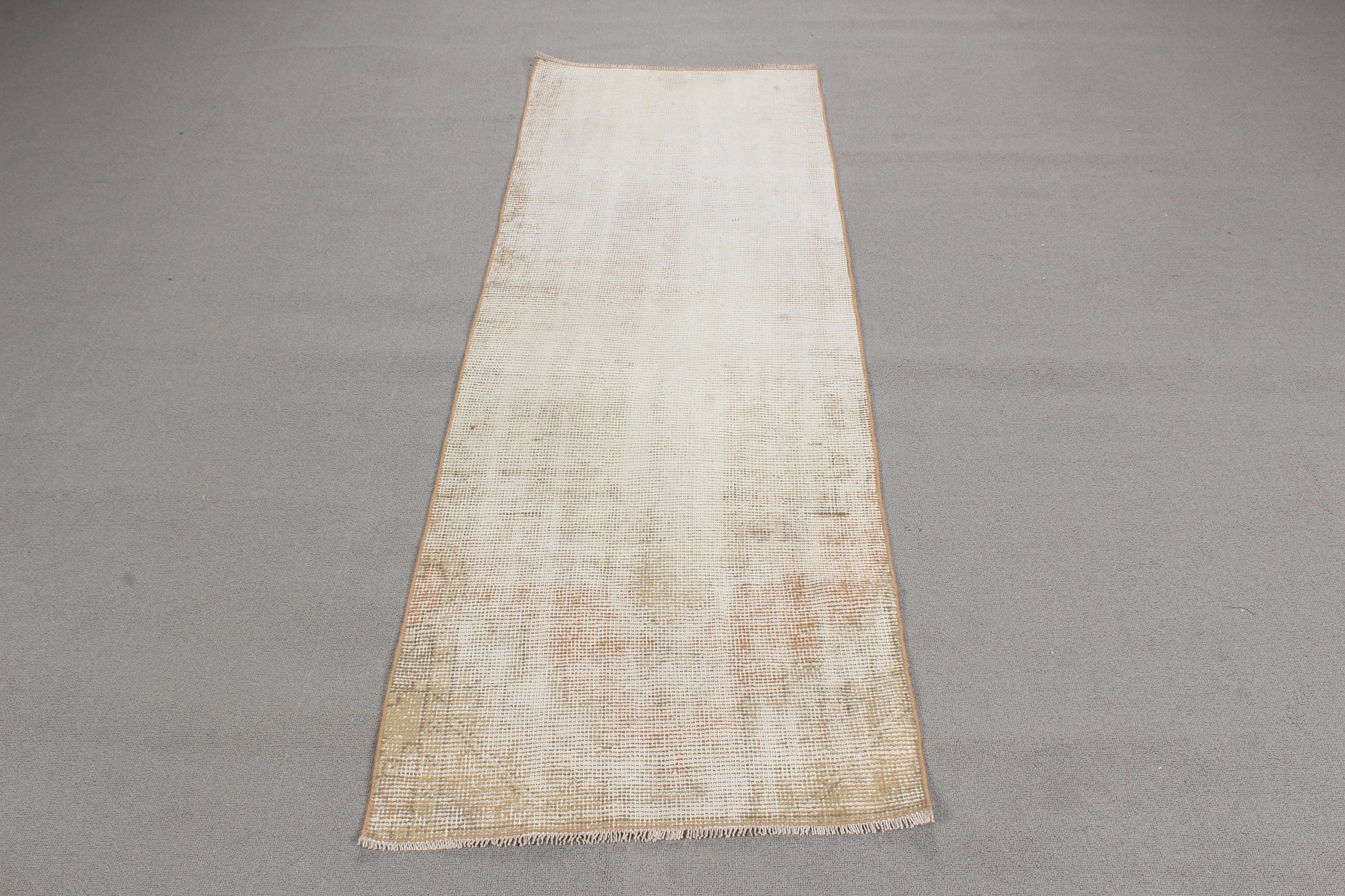 Kitchen Rugs, Beige Boho Rug, Vintage Runner Rugs, Vintage Rug, Rugs for Runner, 2.1x6 ft Runner Rugs, Antique Rugs, Turkish Rug