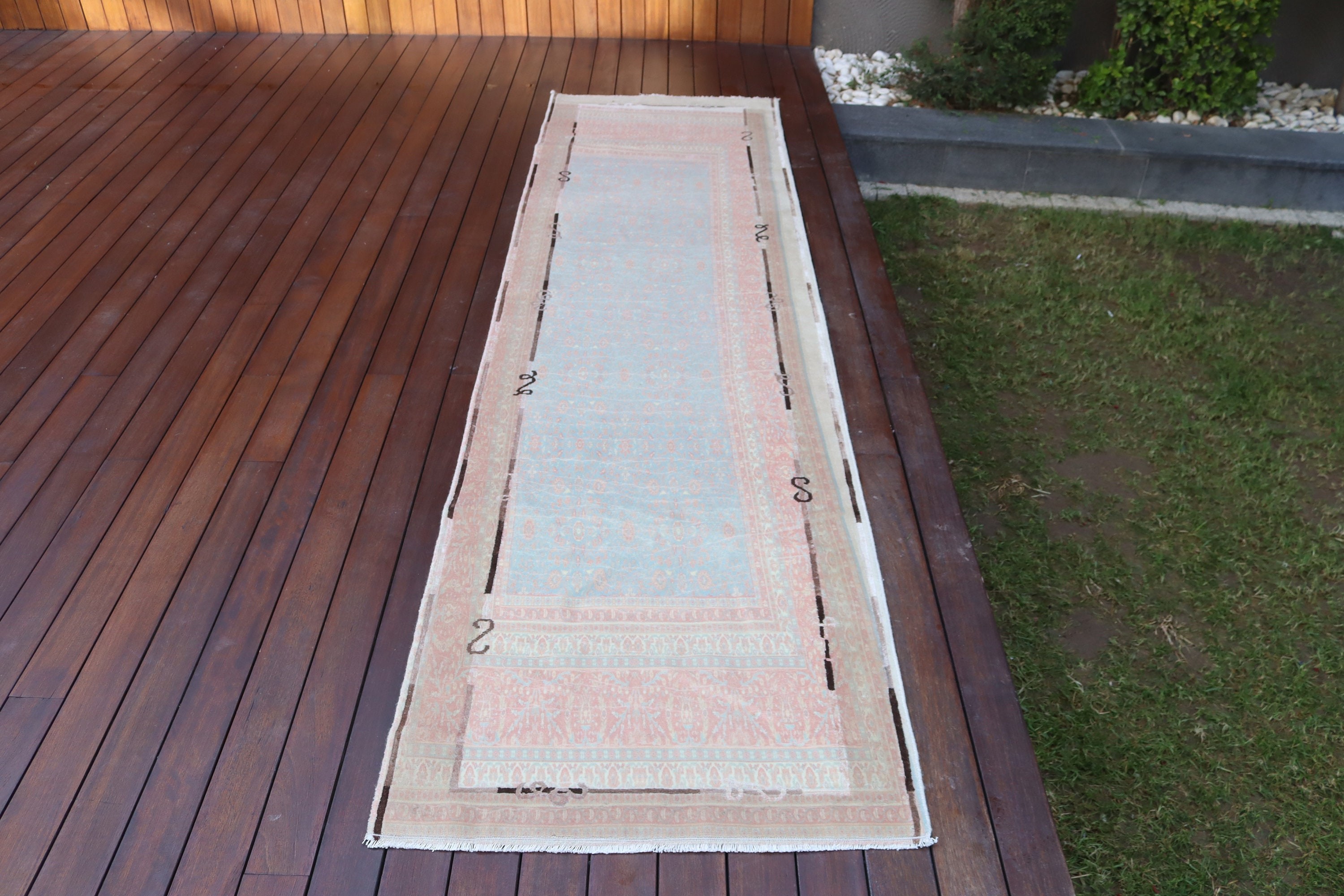 Vintage Halı, Lüks Halılar, Uzun Koşucu Halıları, Koridor Koşucu Halıları, Pembe Yatak Odası Halısı, 2.6x9.5 ft Koşucu Halısı, Mutfak Halıları, Türk Halısı